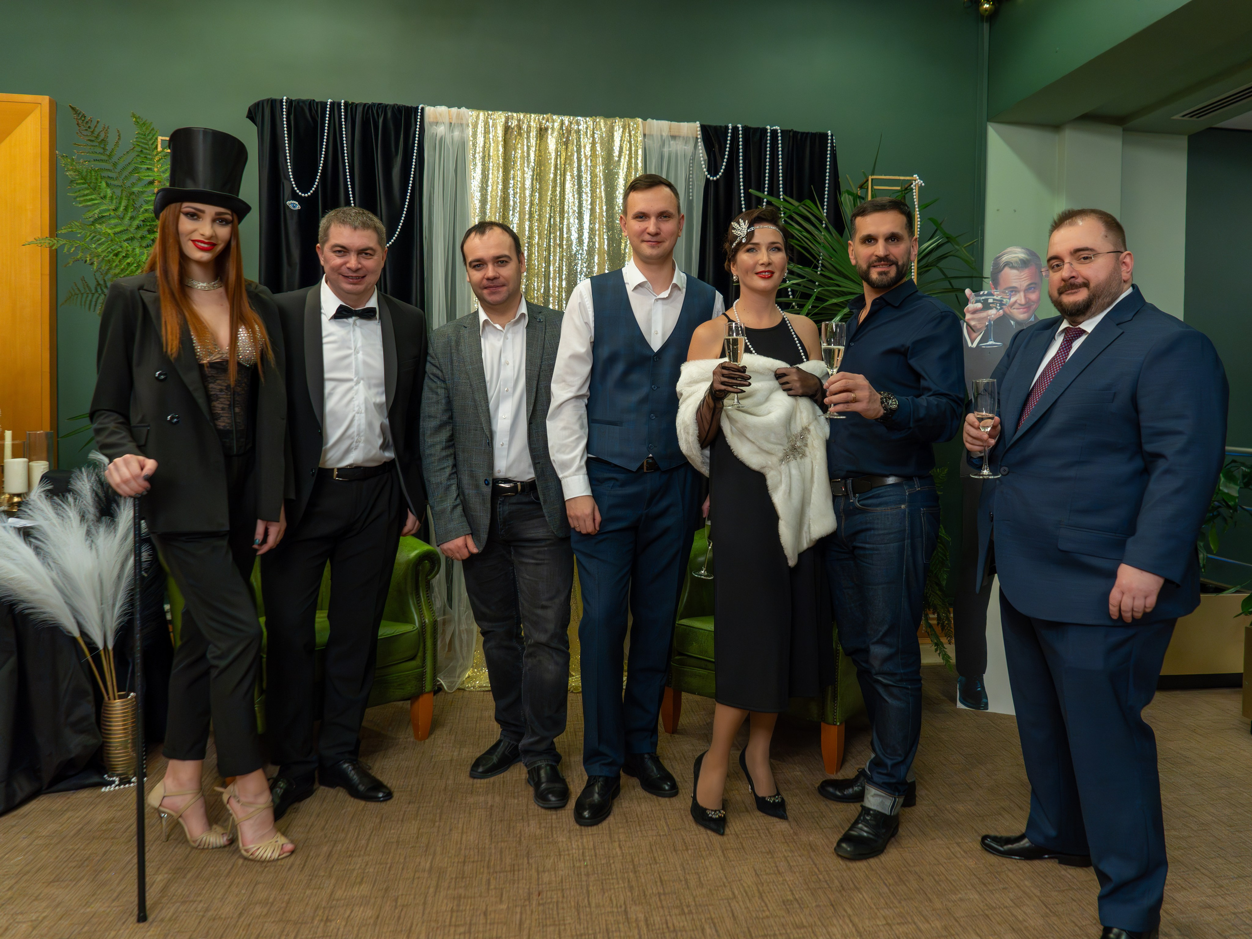 Новый год в стиле Great Gatsby. Репортажный фотограф в Красной Поляне и Сочи Павлюченко Екатерина