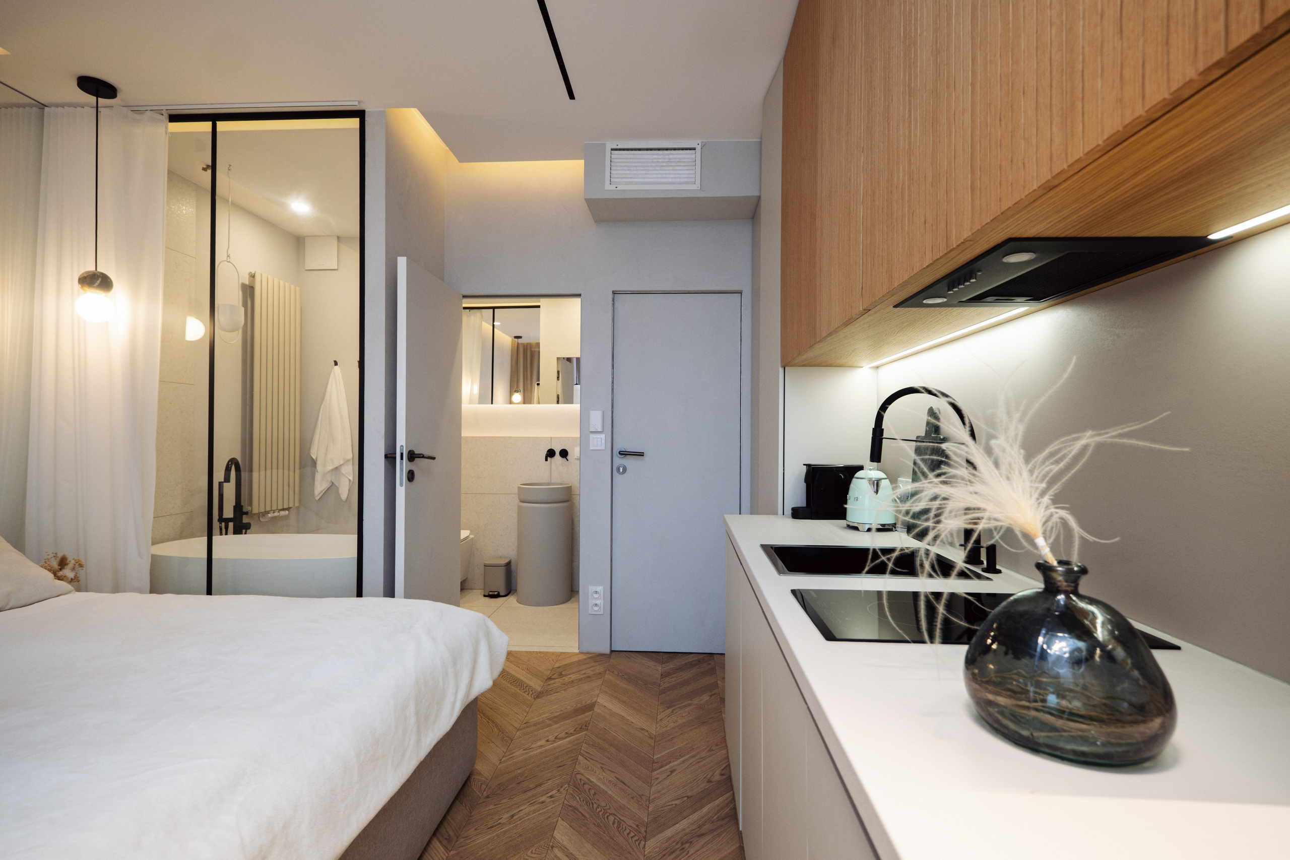 Eleganckie wnętrze w Warszawie — Zdjęcia nieruchomości. Fotograf nieruchomości