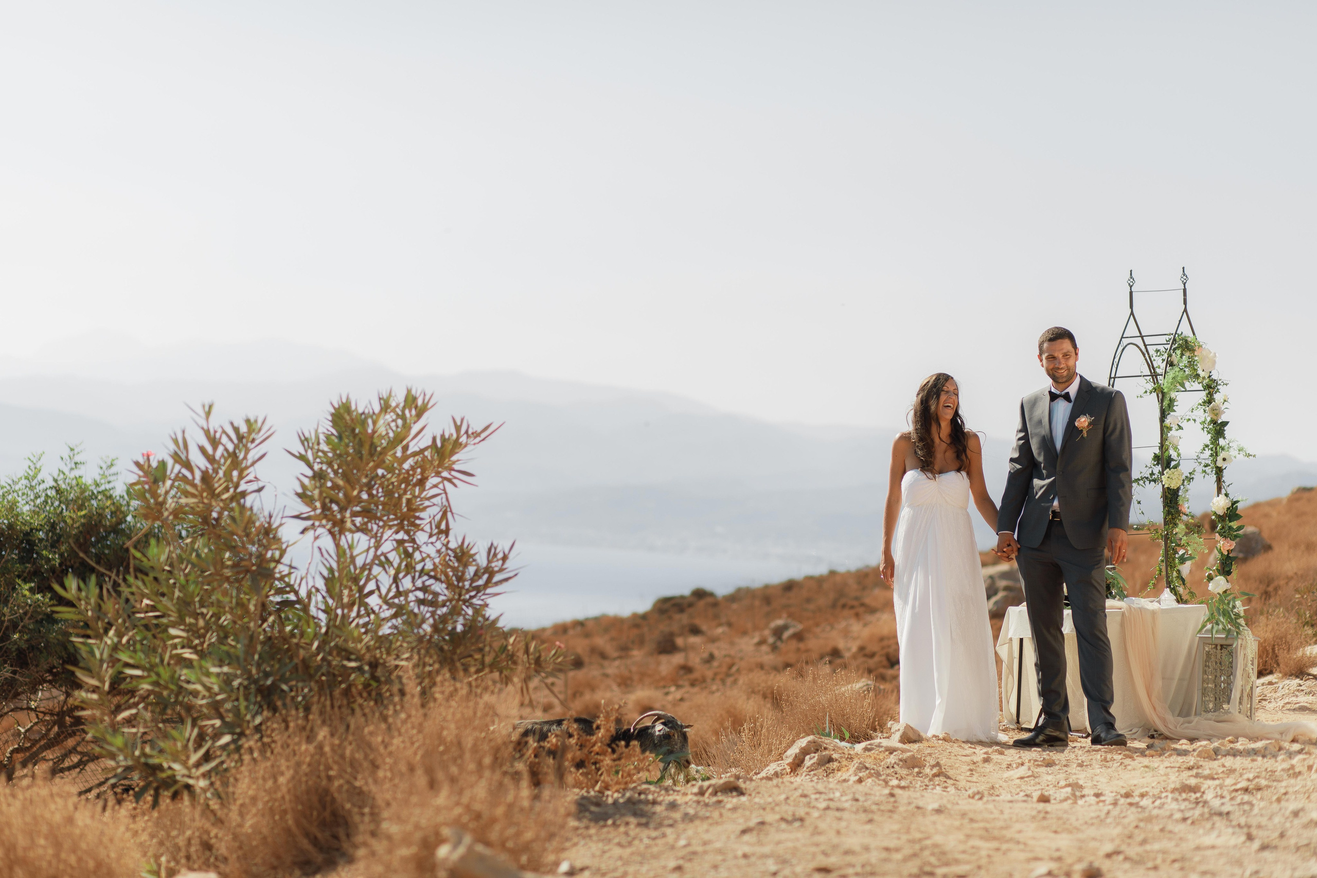 Marino & Steffi, Crete. Denny Savon — Photographer in Santorini | Weddings, Love Stories & Flying Dress