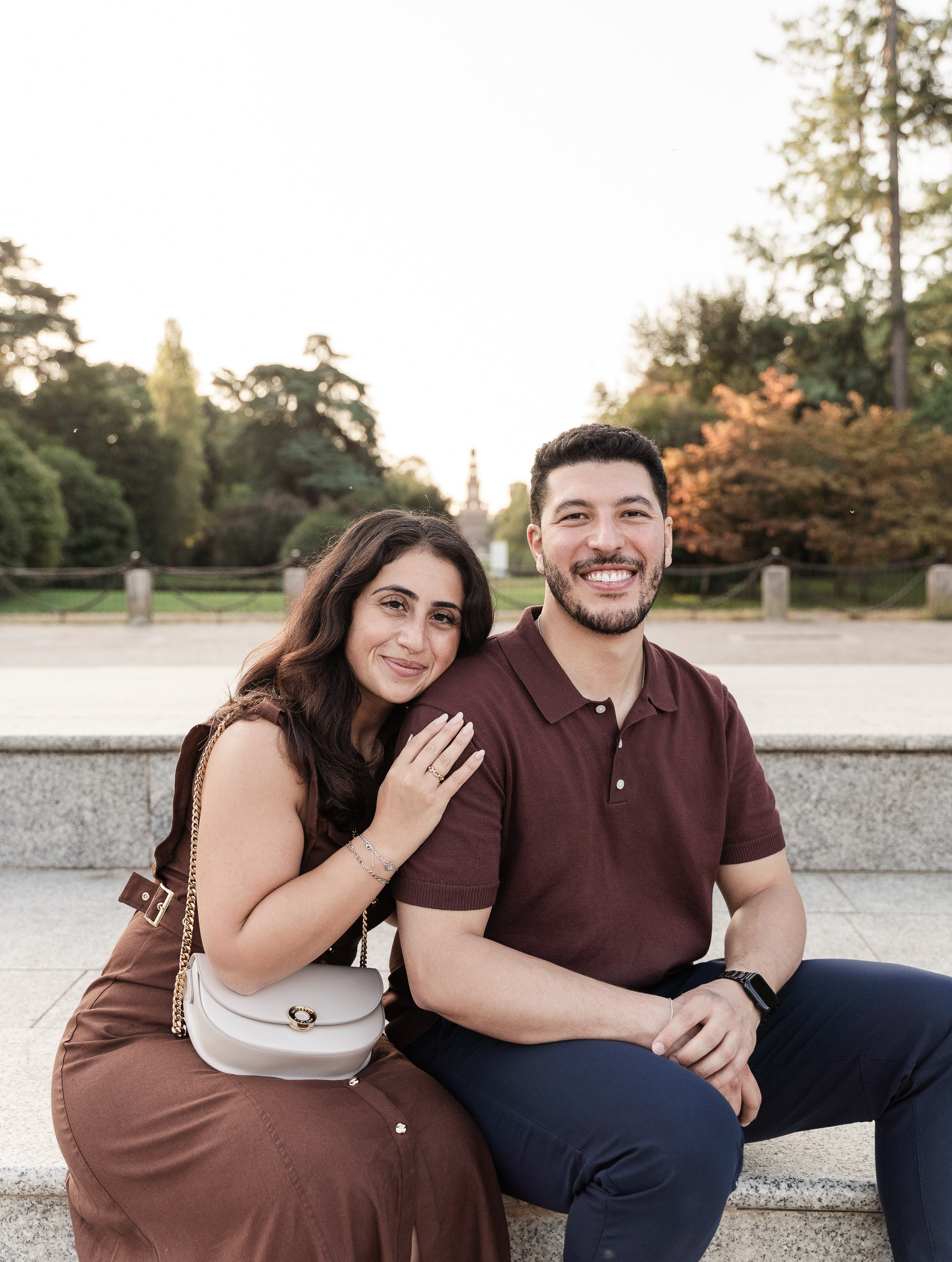 Sunrise Proposal in Milan. Proposal Photographer in Lake Como