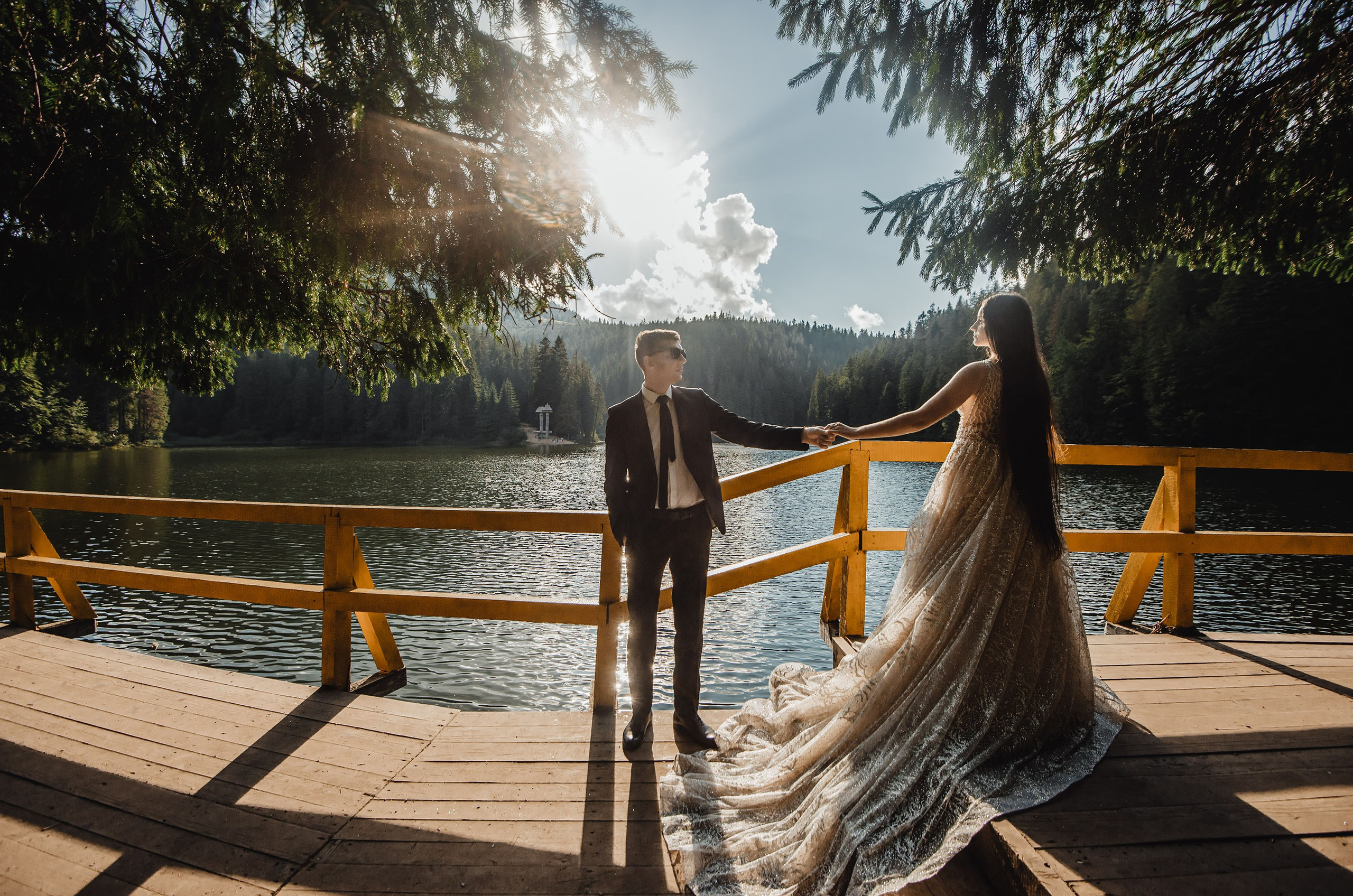 Андрій та Христина (дозйомка Синевір). Весільний та портретний фотограф Кизим Арсен