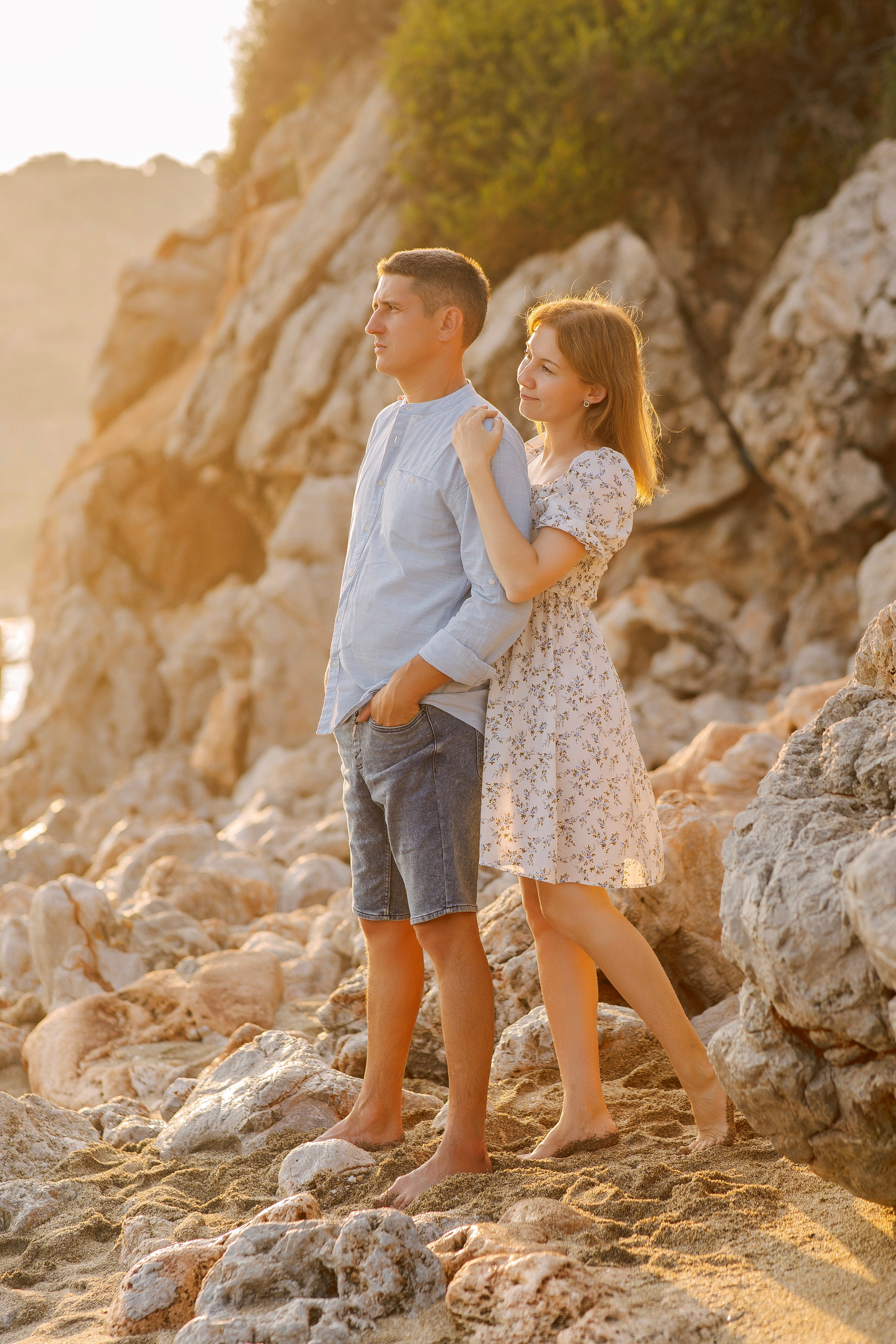 Sunset Family Photos on Cleopatra Beach | Alanya Photographer. Professional Photographer in Alanya, Side, Belek, Antalya. Turkiye