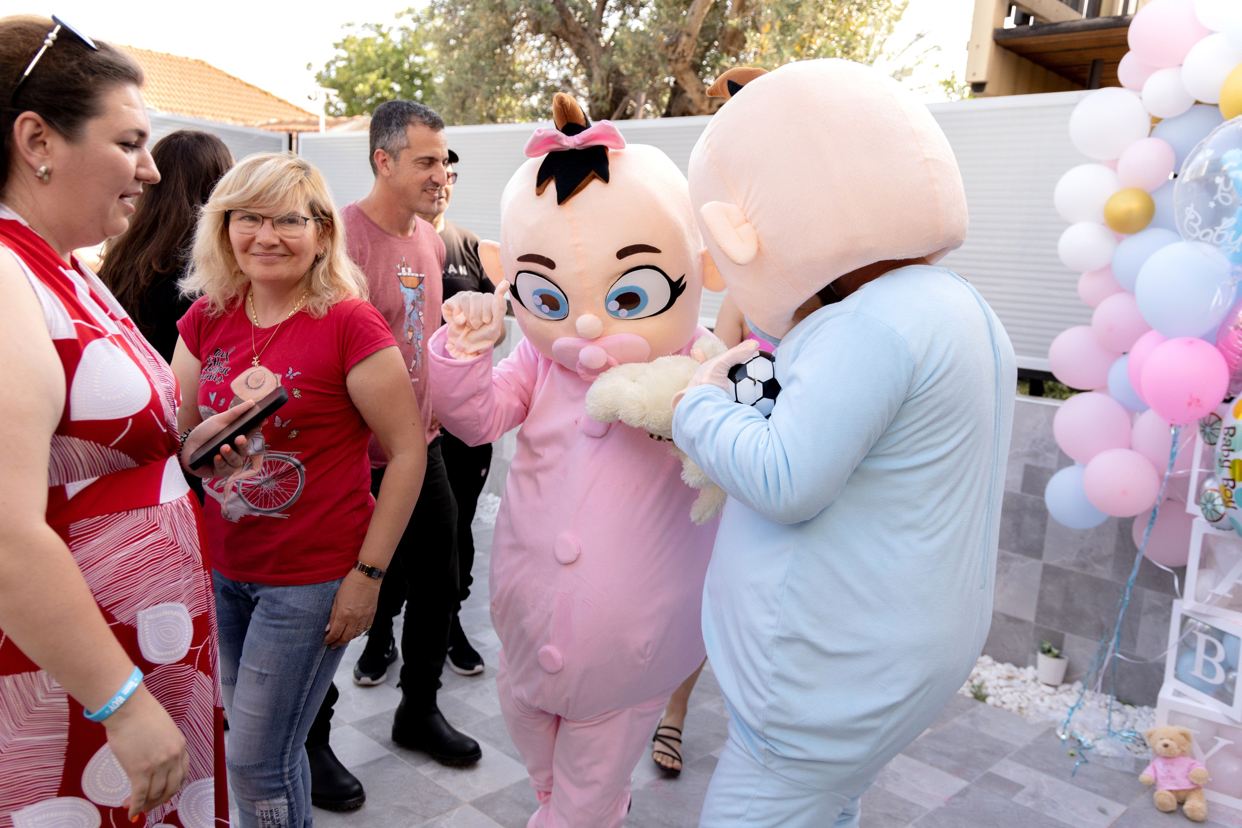 Gender Party for Alina and Michael. Home