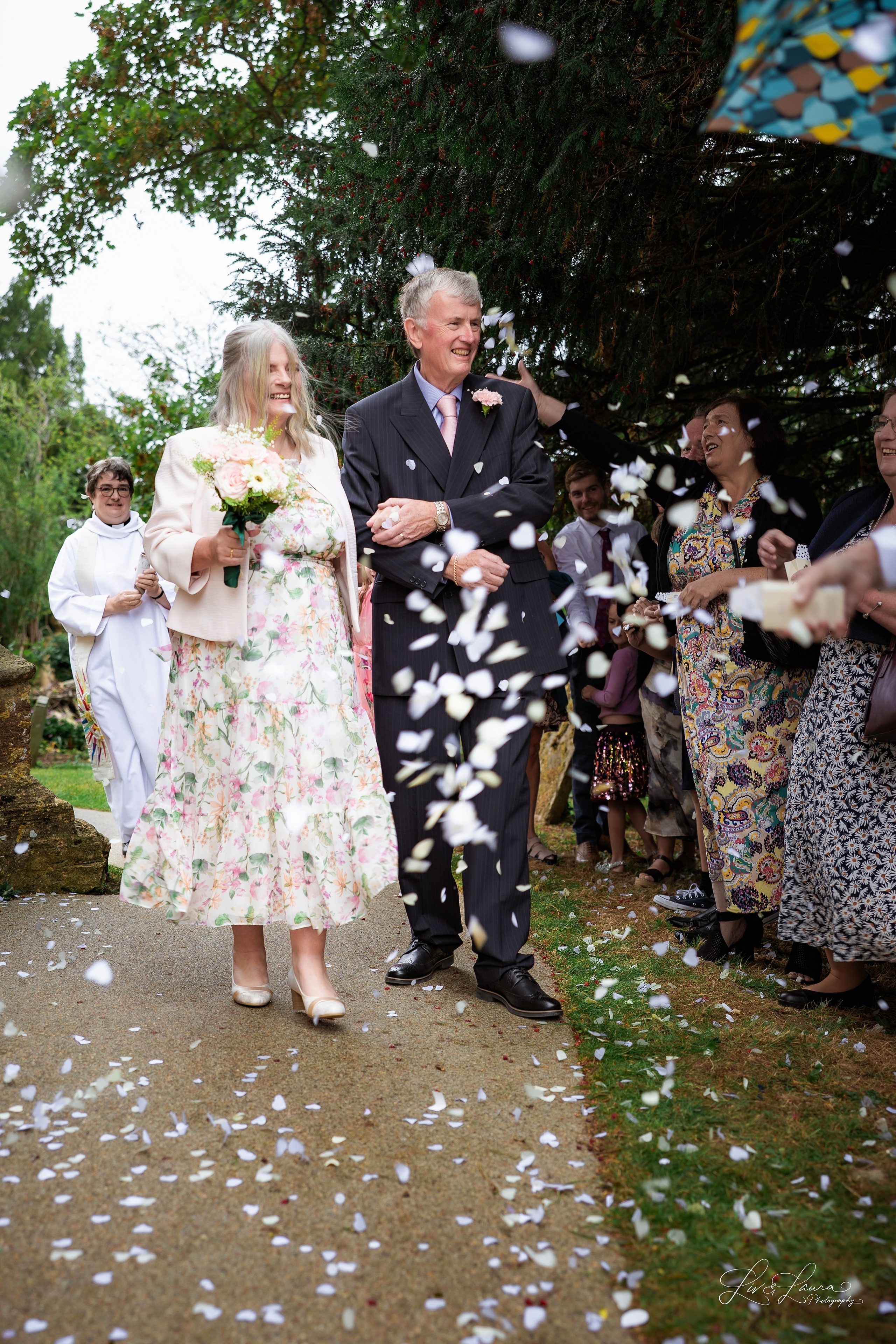 Church Wedding. Wedding and boudoir photography by Liv and Laura