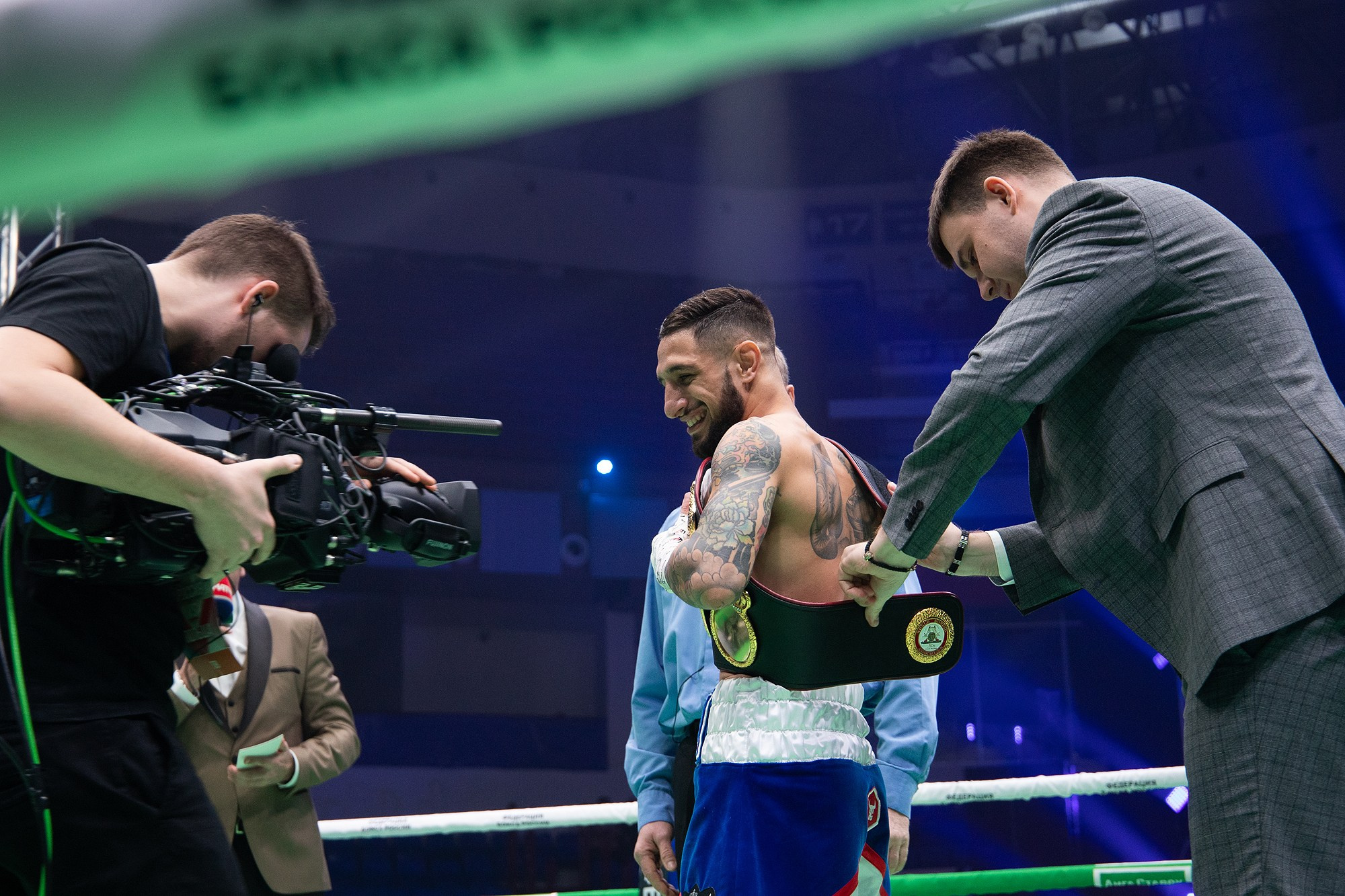 Zweites Allrussisches Boxforum. Fotofrafin in Deutschland