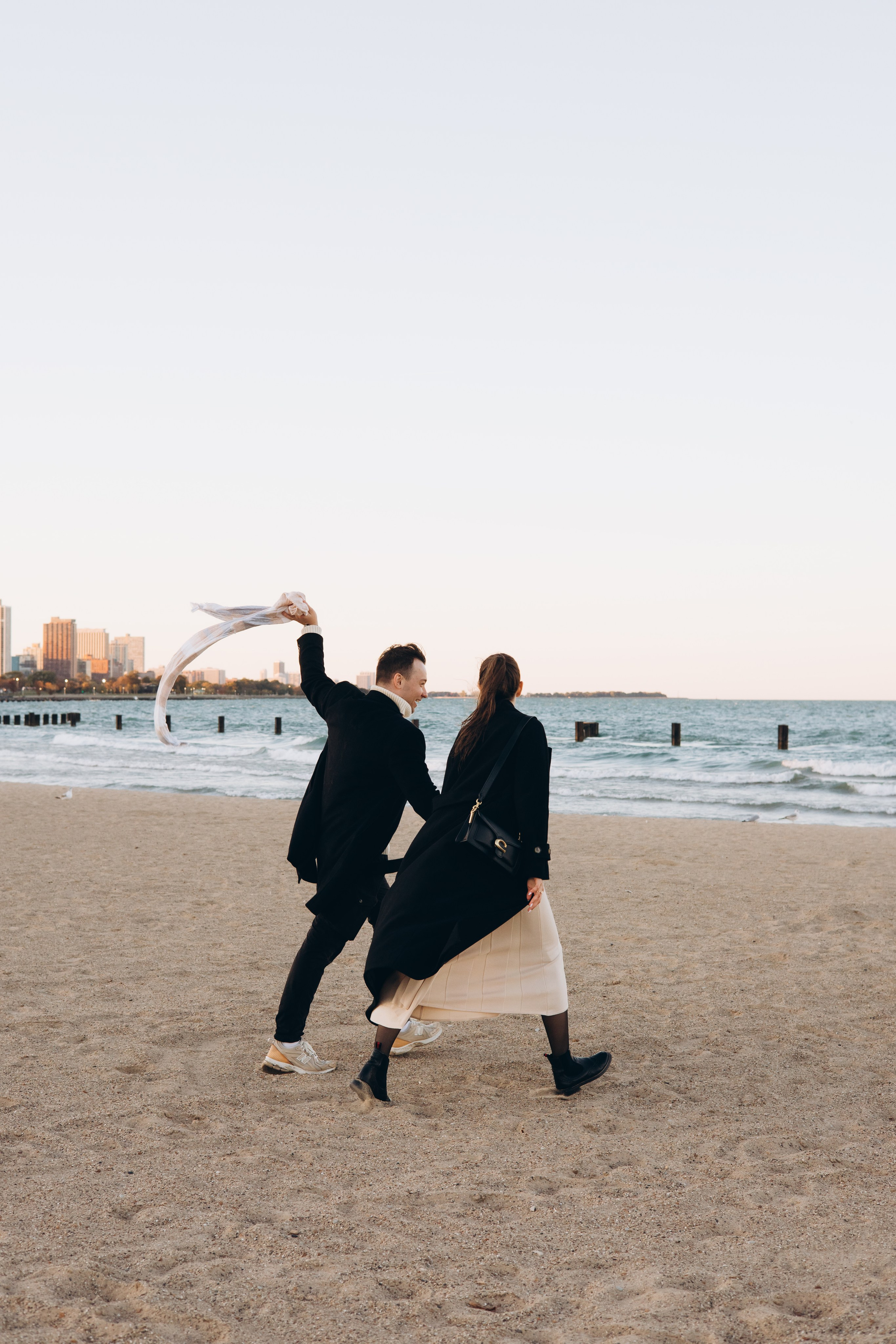 North Lake Shore Proposal — Chicago Photographer — Margarita Chudinova