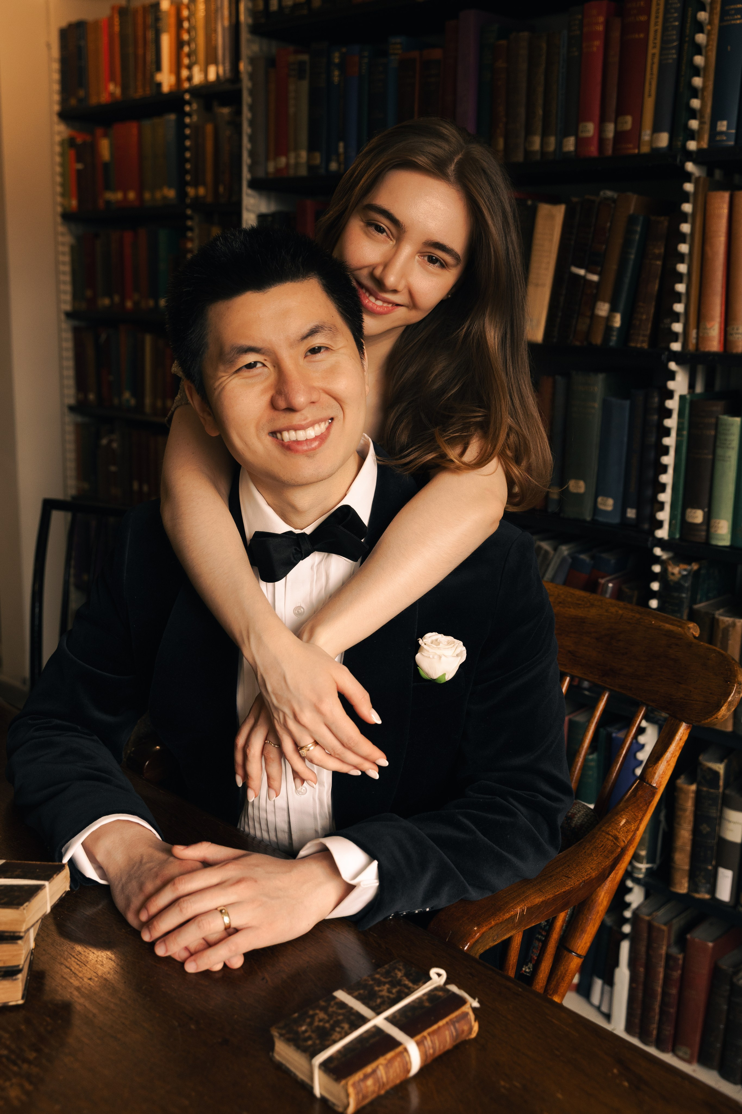 Engagement Session In Boston Athenaeum
