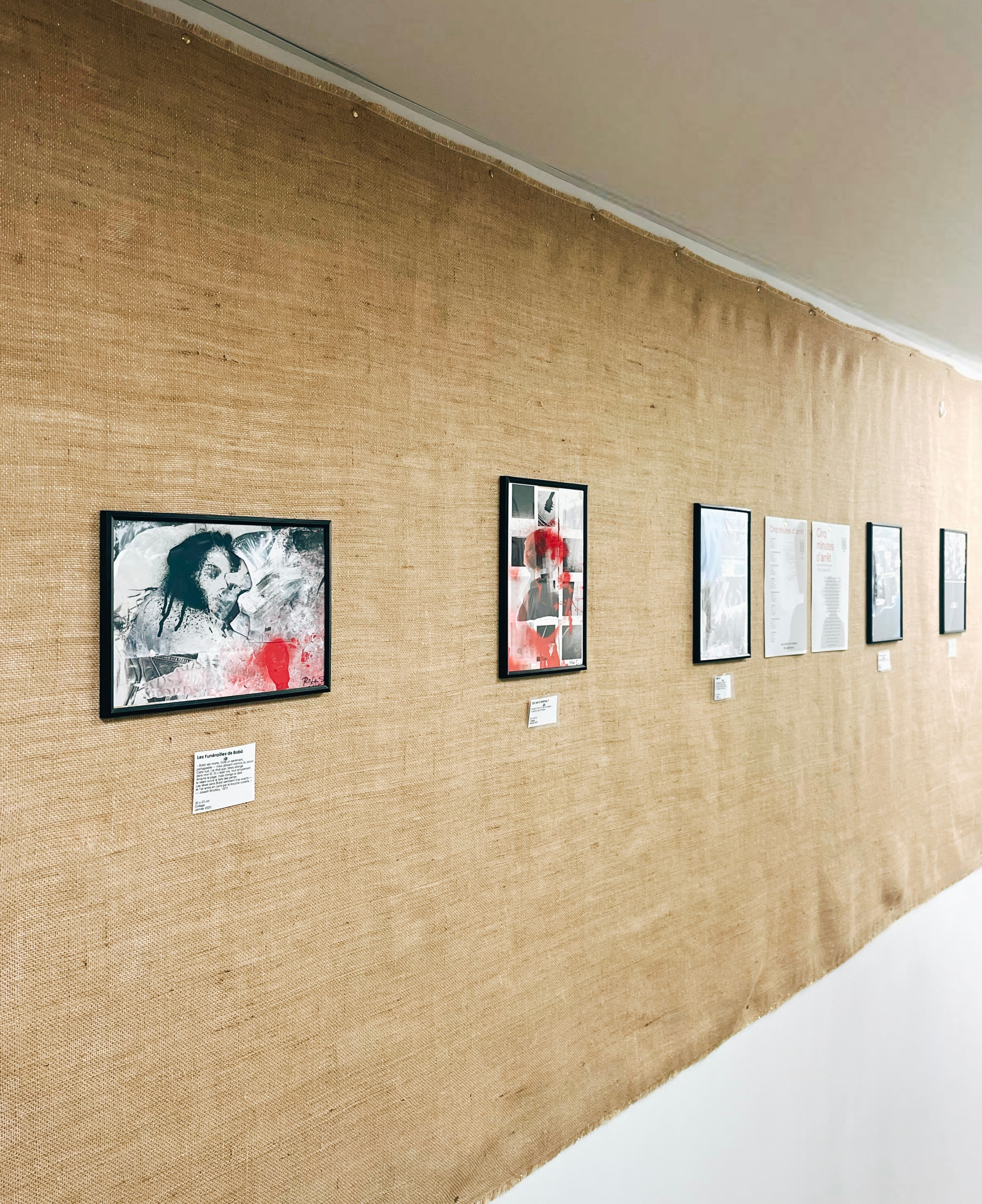 A solo exhibition “Five-Minute Stop”, Rita Salnikova. Rita Salnikova — Collage Artist and Visual Creator in Grenoble France