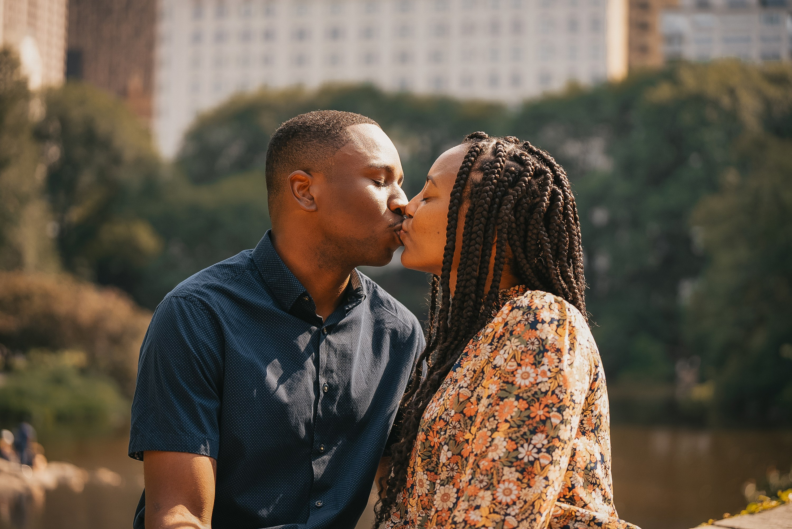 Photoshoot before wedding. Portrait and wedding photographer in New York