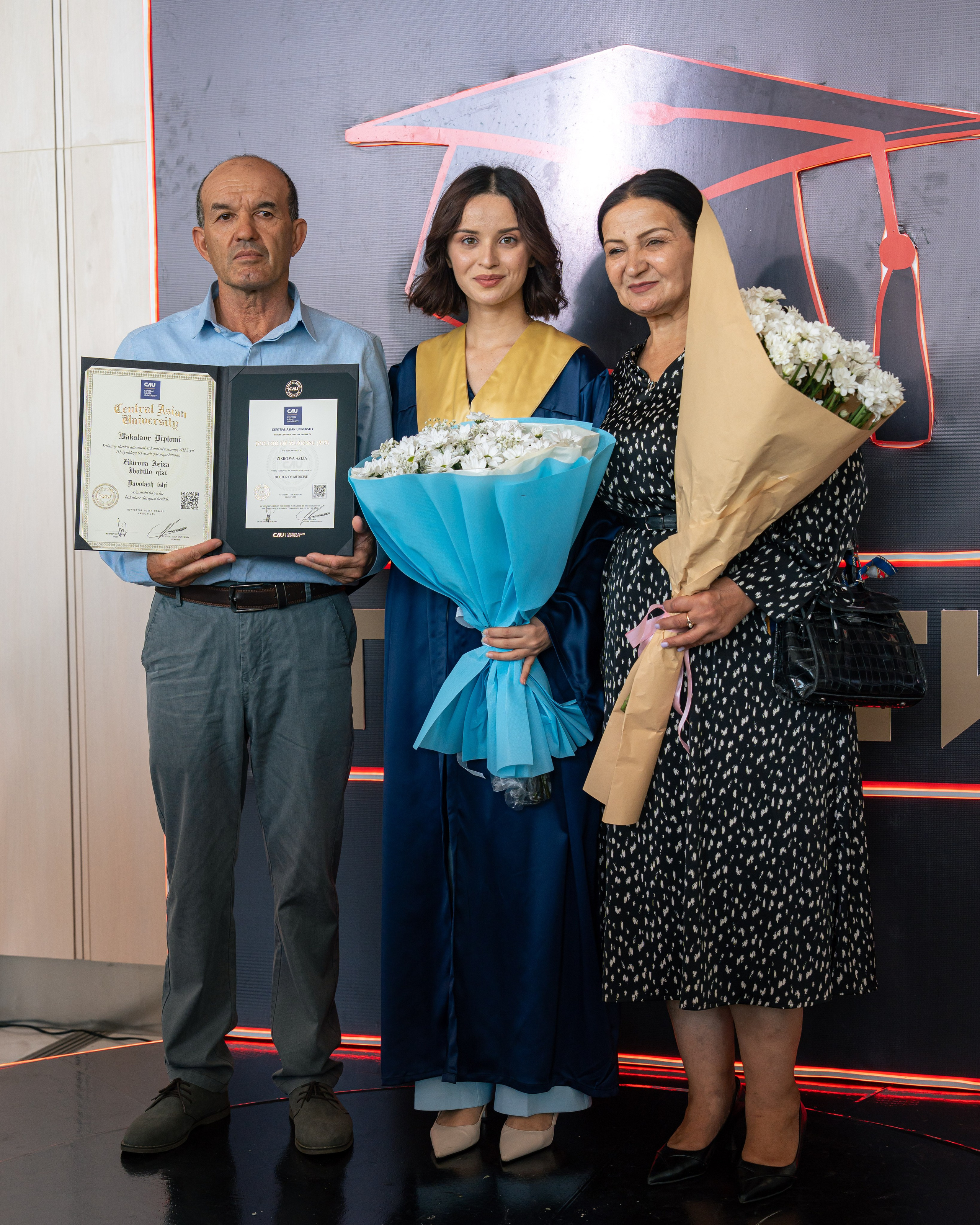 Как Central Asian University провёл одну из самых ярких выпускных церемоний. Георгий Намазов | Фотограф в Ташкенте