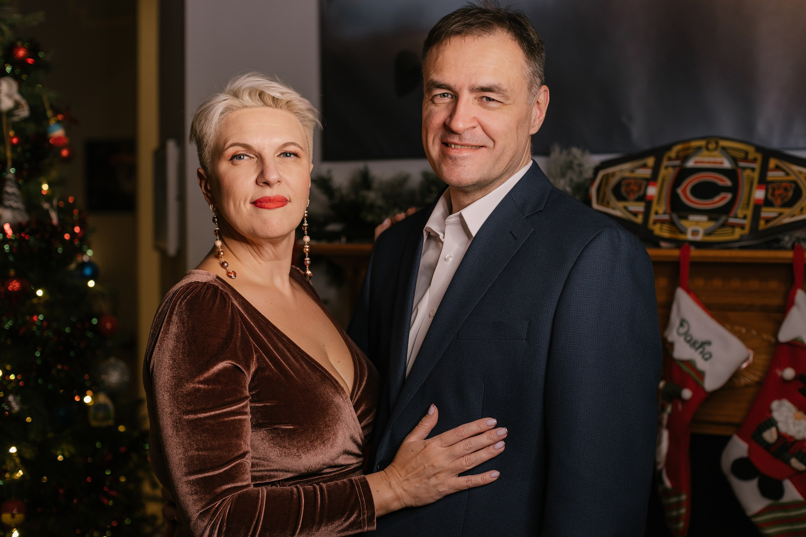 12.07.2025 Christmas Photoshoot. Wedding family event photographer in Chicago Nick Yushevich