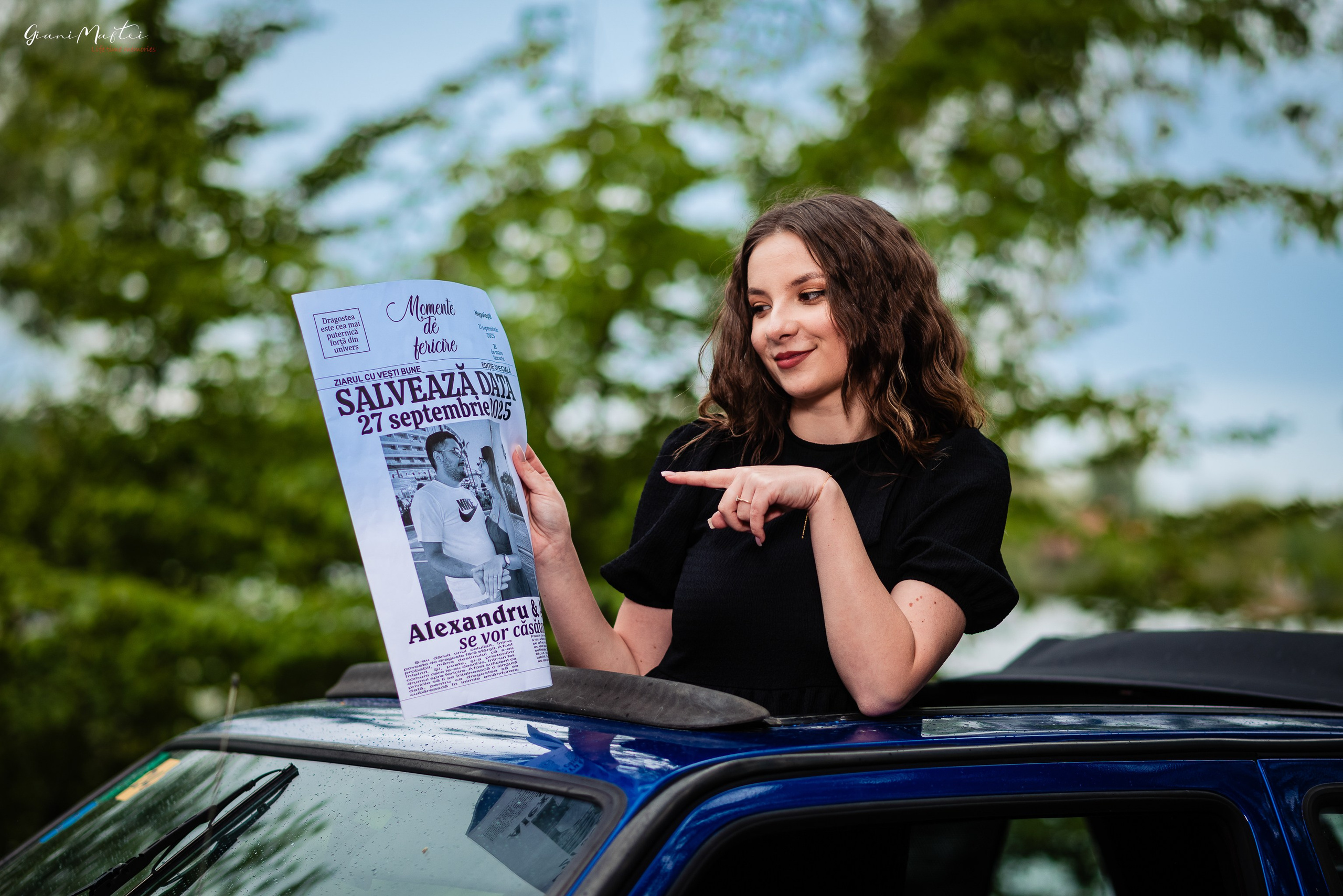 Save the date Alice & Alex. Giani Maftei