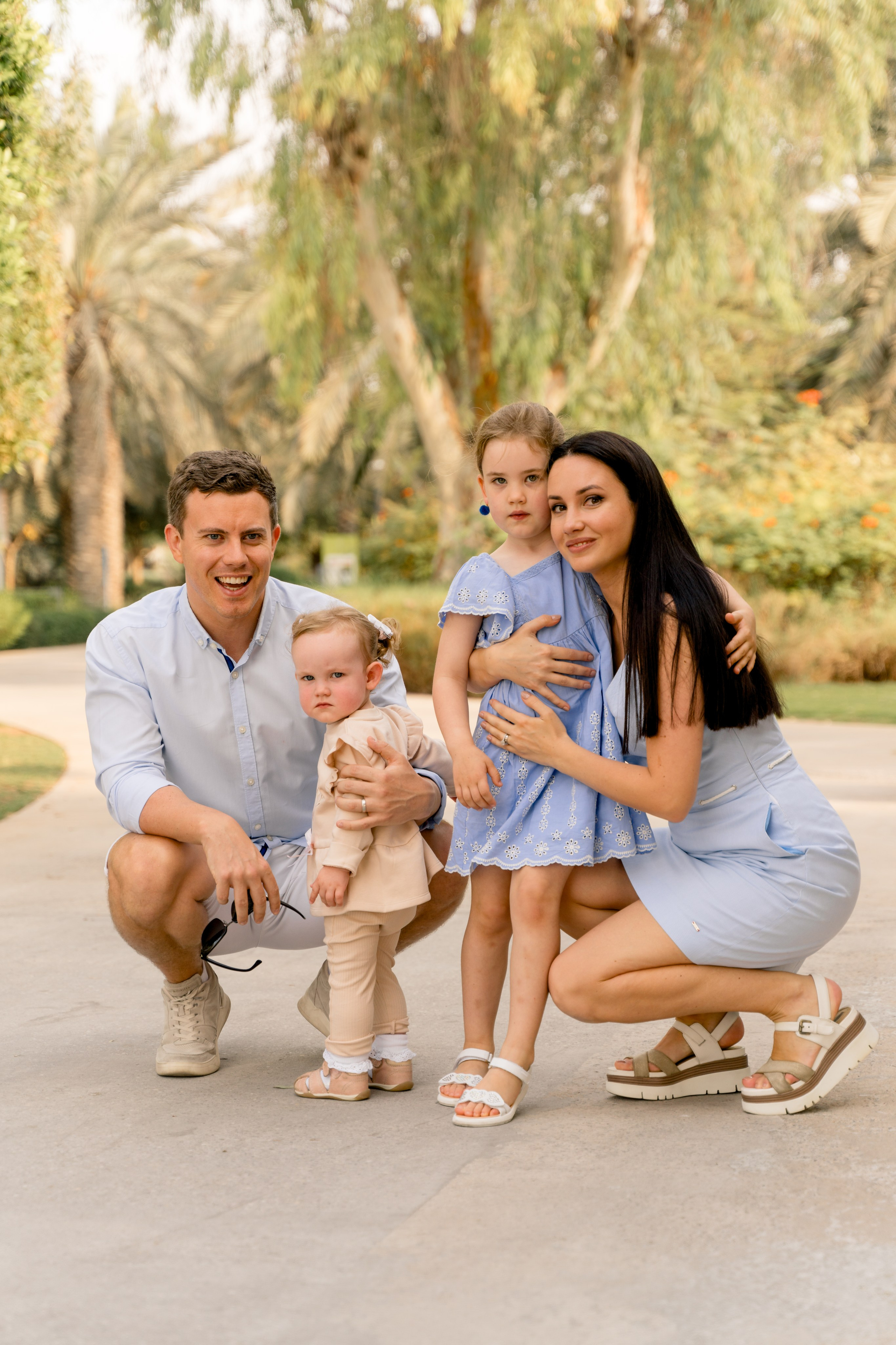 Семейная съемка в парке. Фотограф в Абу Даби Марина