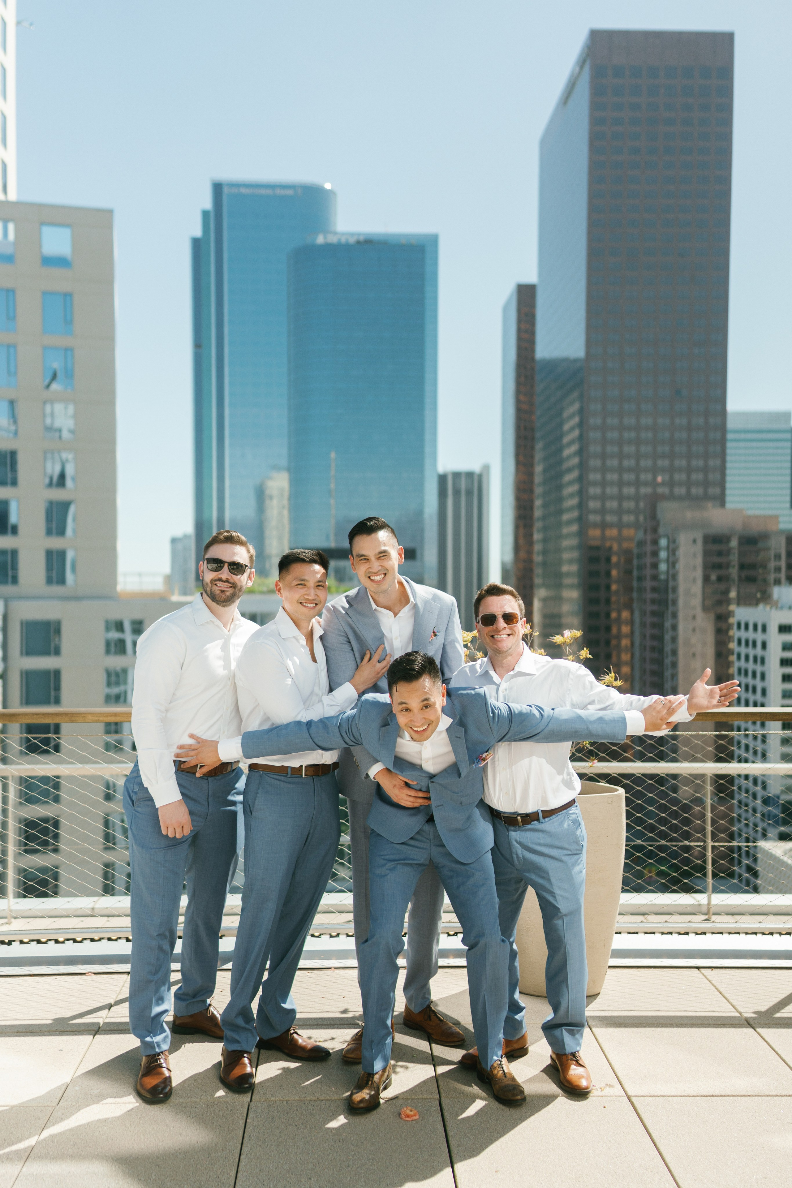 Wedding at Conrad Hotel Los Angeles. Wedding Photography & Videography Team in California, Los Angeles, San Francisco, San Diego and Travel