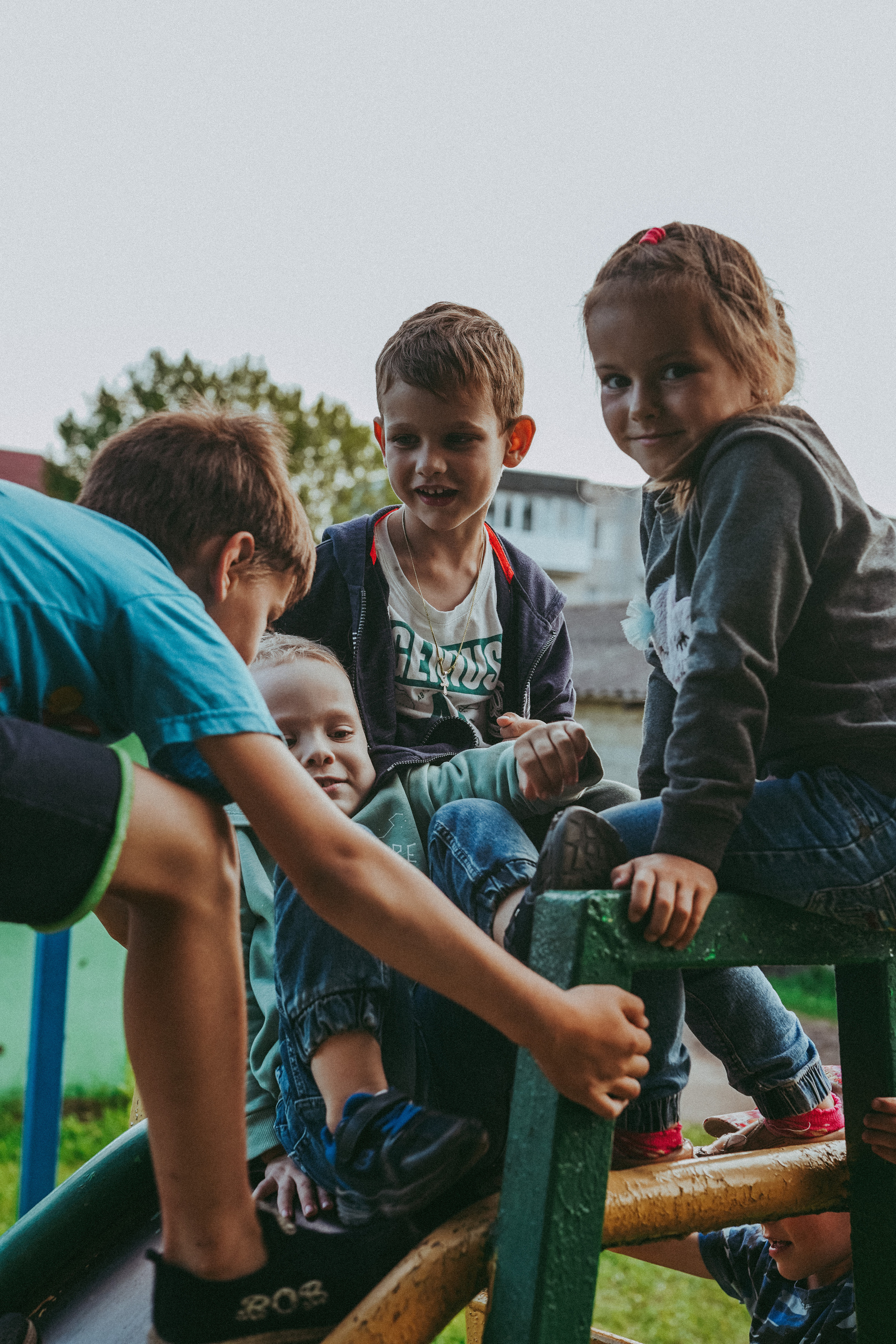 Игры во дворе. Фотограф новорожденных и детей первого года Евгения Михалькевич