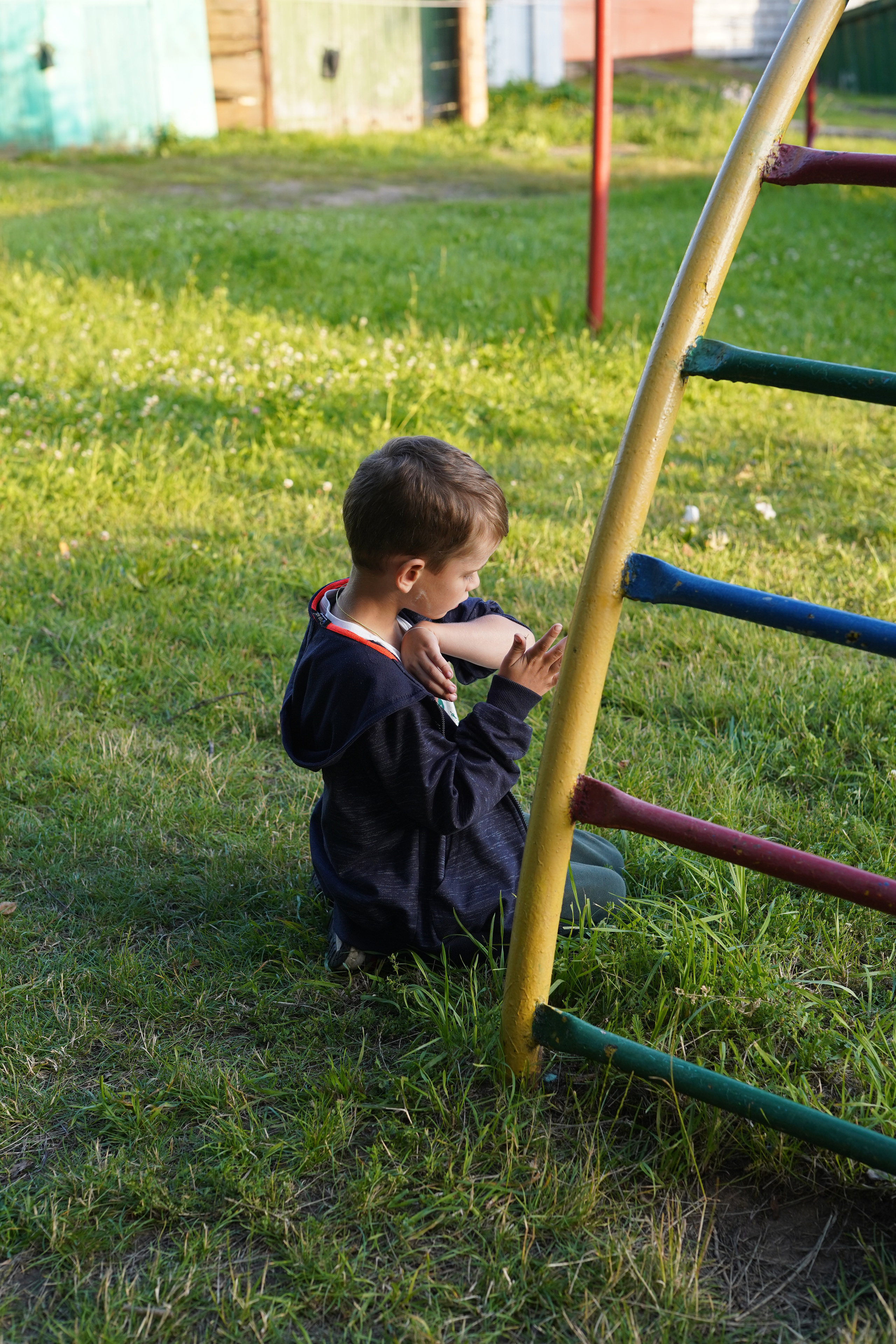 Игры во дворе. Фотограф новорожденных и детей первого года Евгения Михалькевич