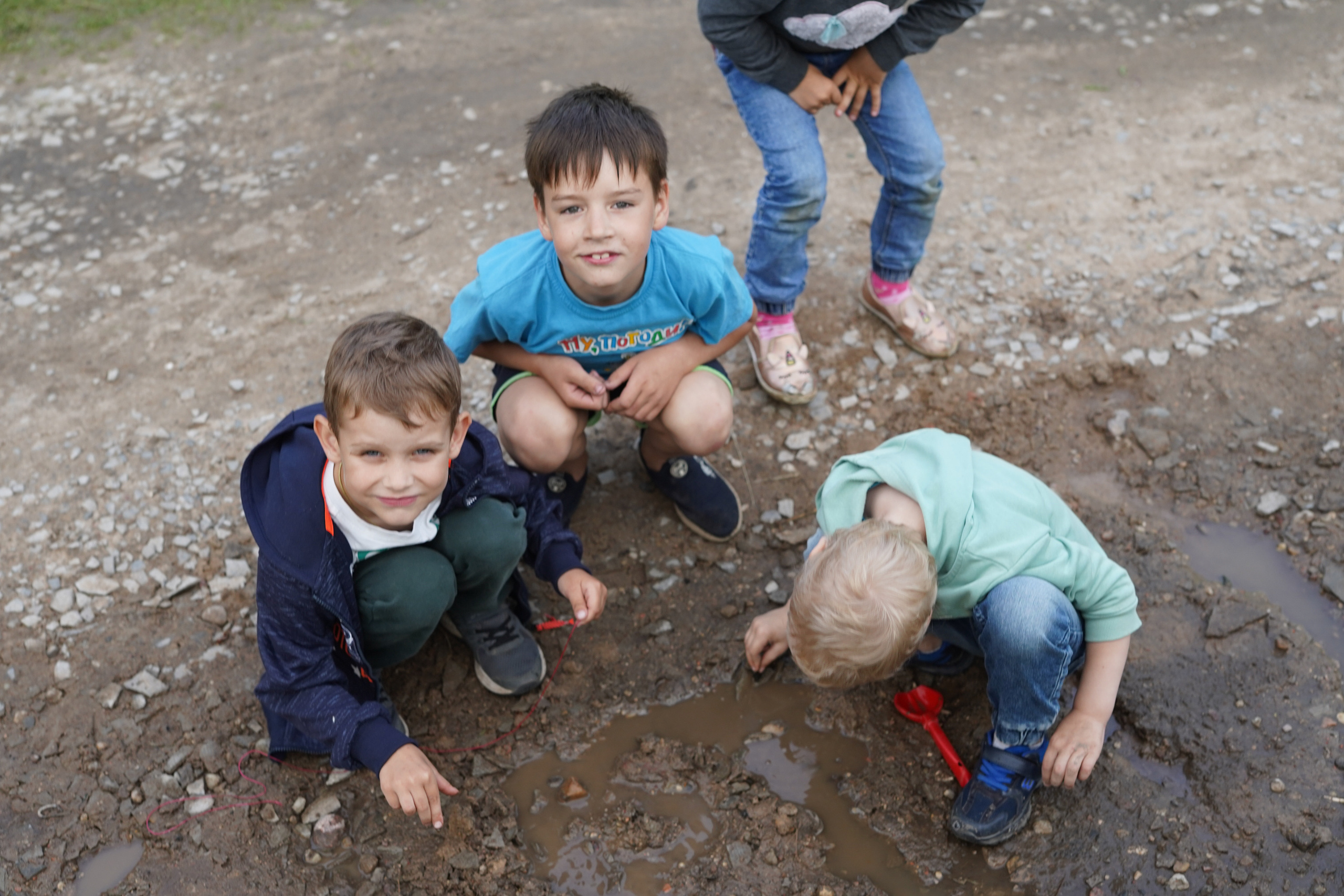 Игры во дворе. Фотограф новорожденных и детей первого года Евгения Михалькевич