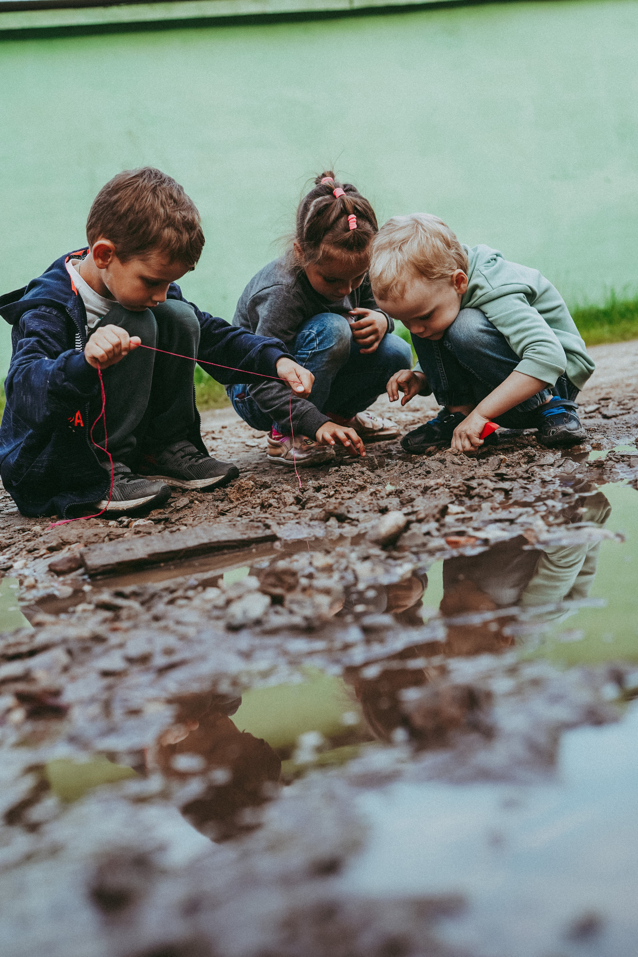 Игры во дворе. Фотограф новорожденных и детей первого года Евгения Михалькевич