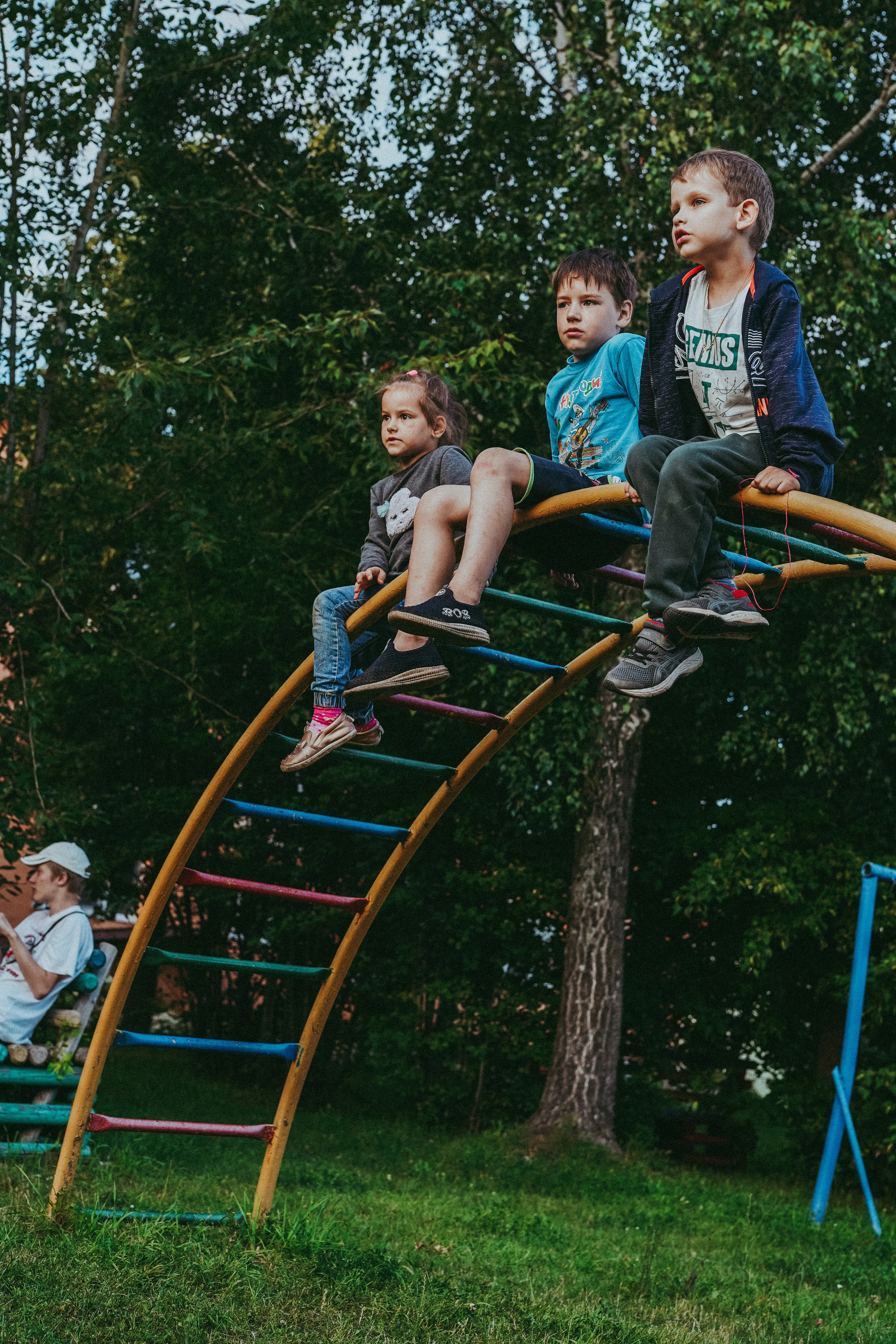 Игры во дворе. Фотограф новорожденных и детей первого года Евгения Михалькевич