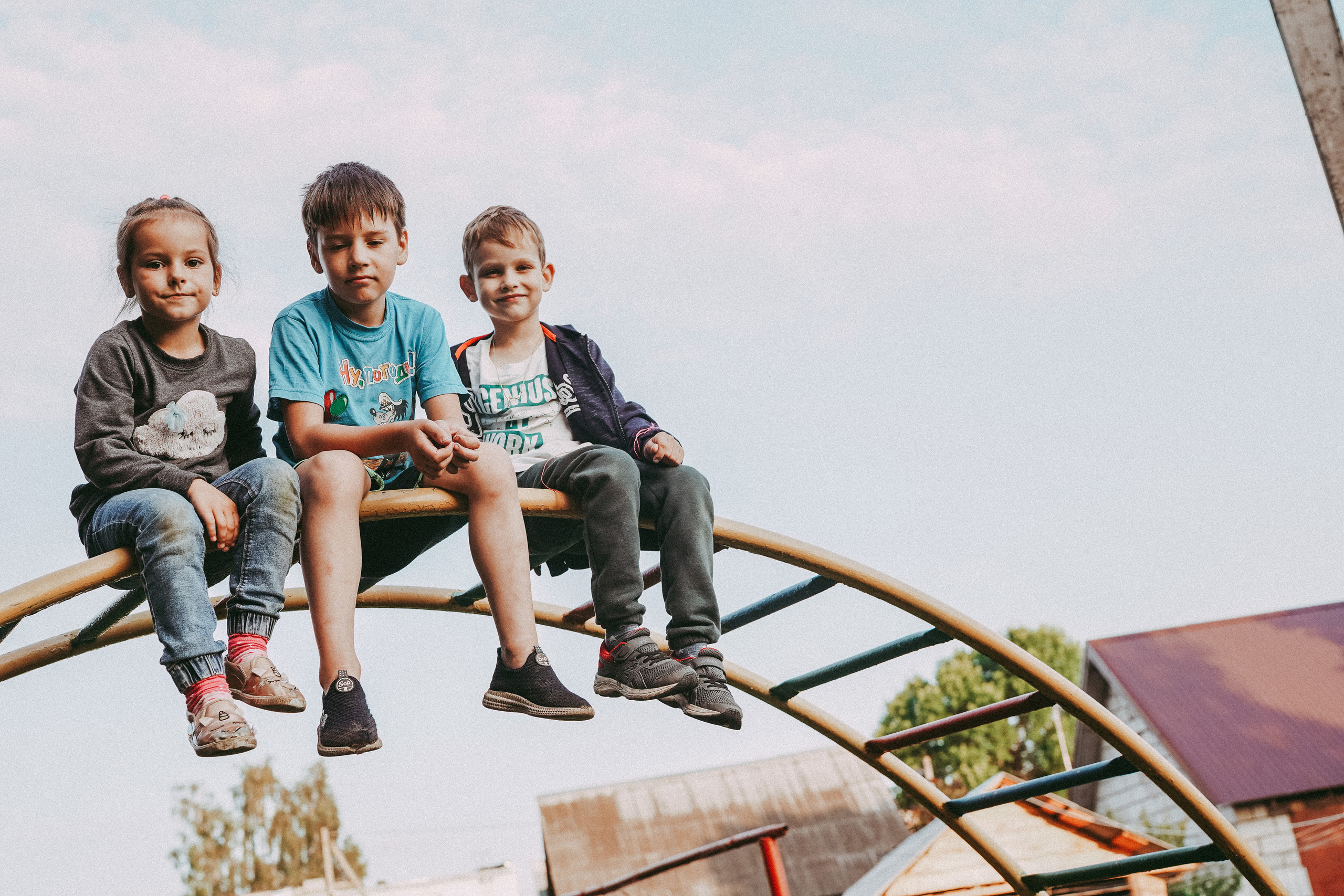 Игры во дворе. Фотограф новорожденных и детей первого года Евгения Михалькевич