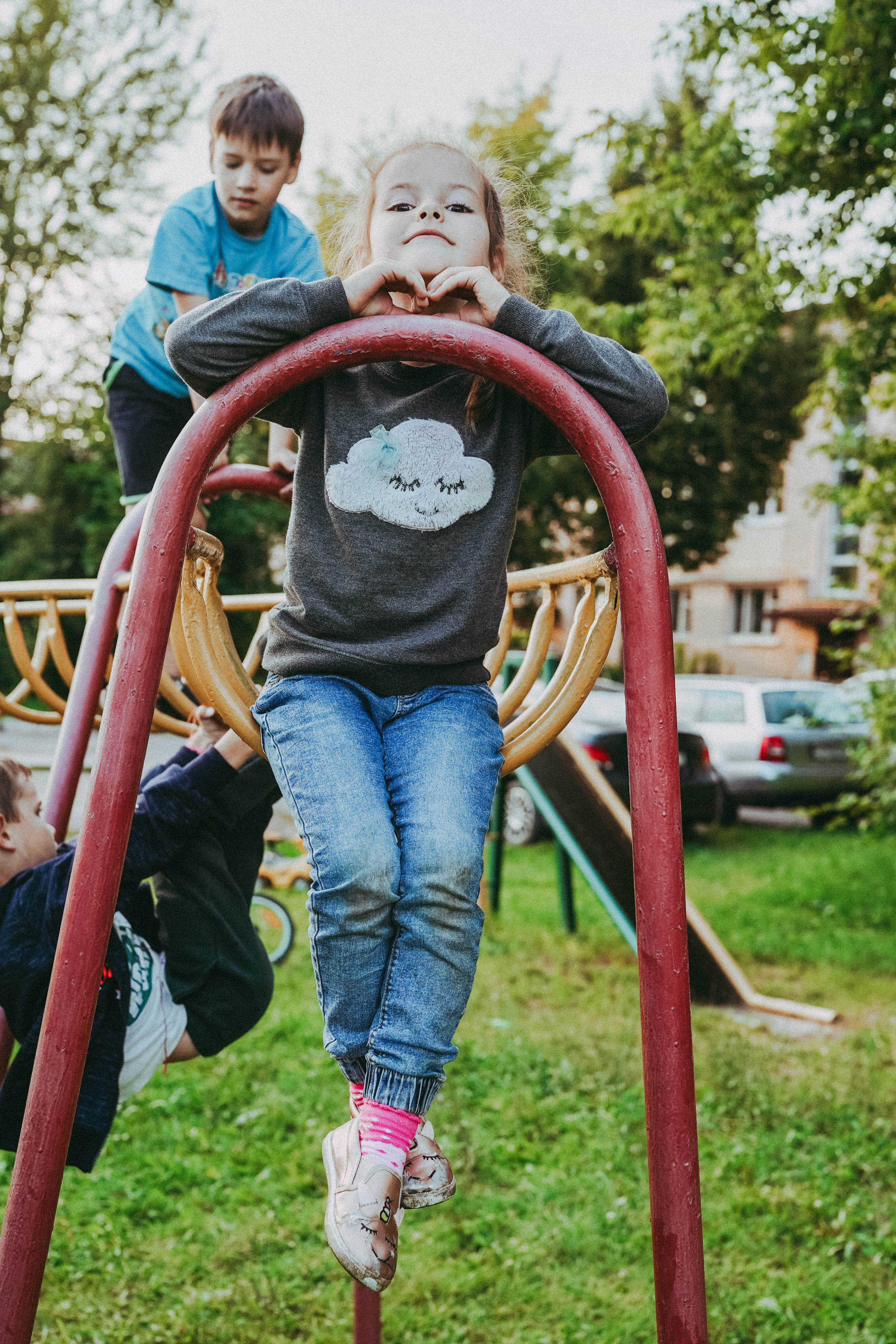 Игры во дворе. Фотограф новорожденных и детей первого года Евгения Михалькевич