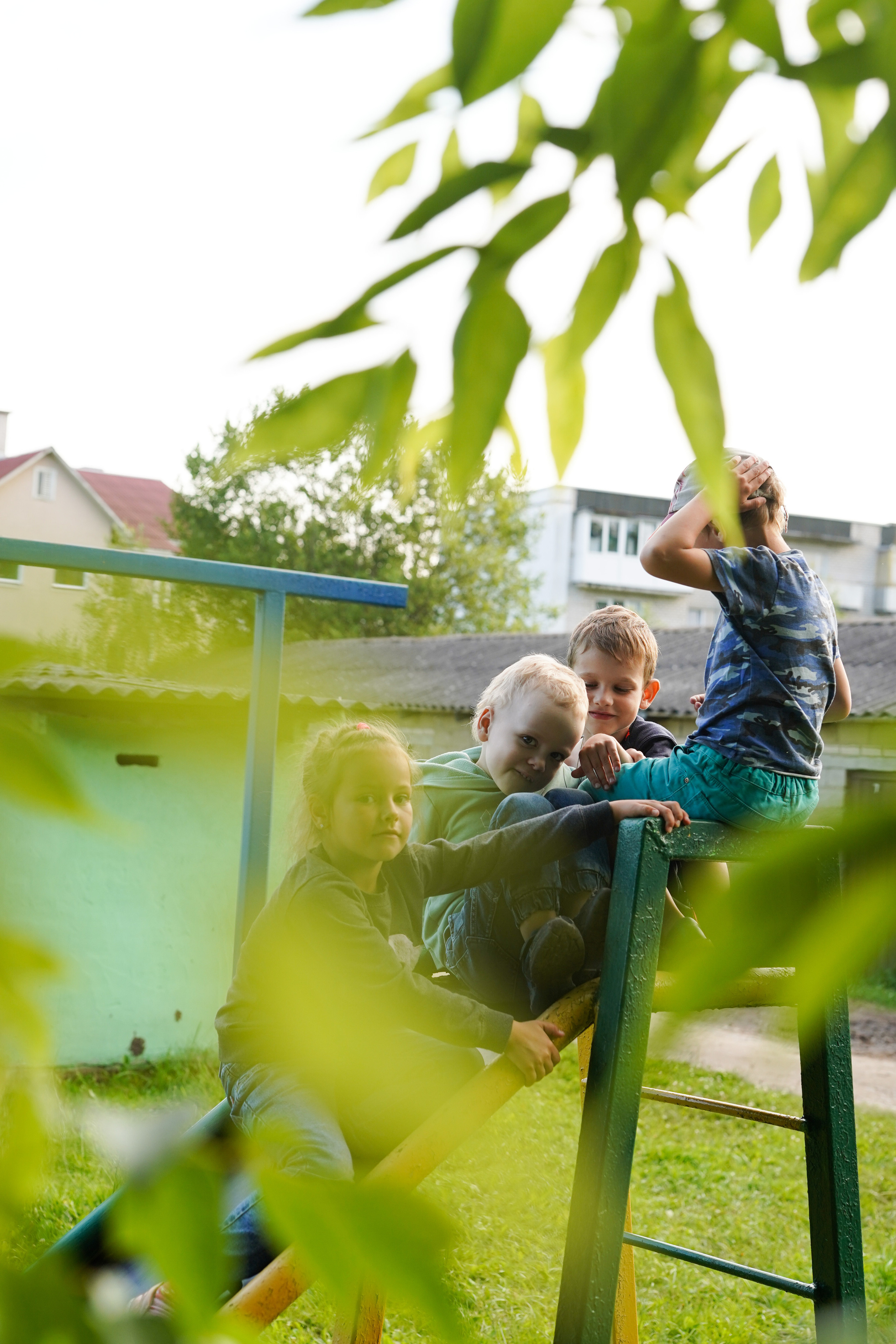 Игры во дворе. Фотограф новорожденных и детей первого года Евгения Михалькевич