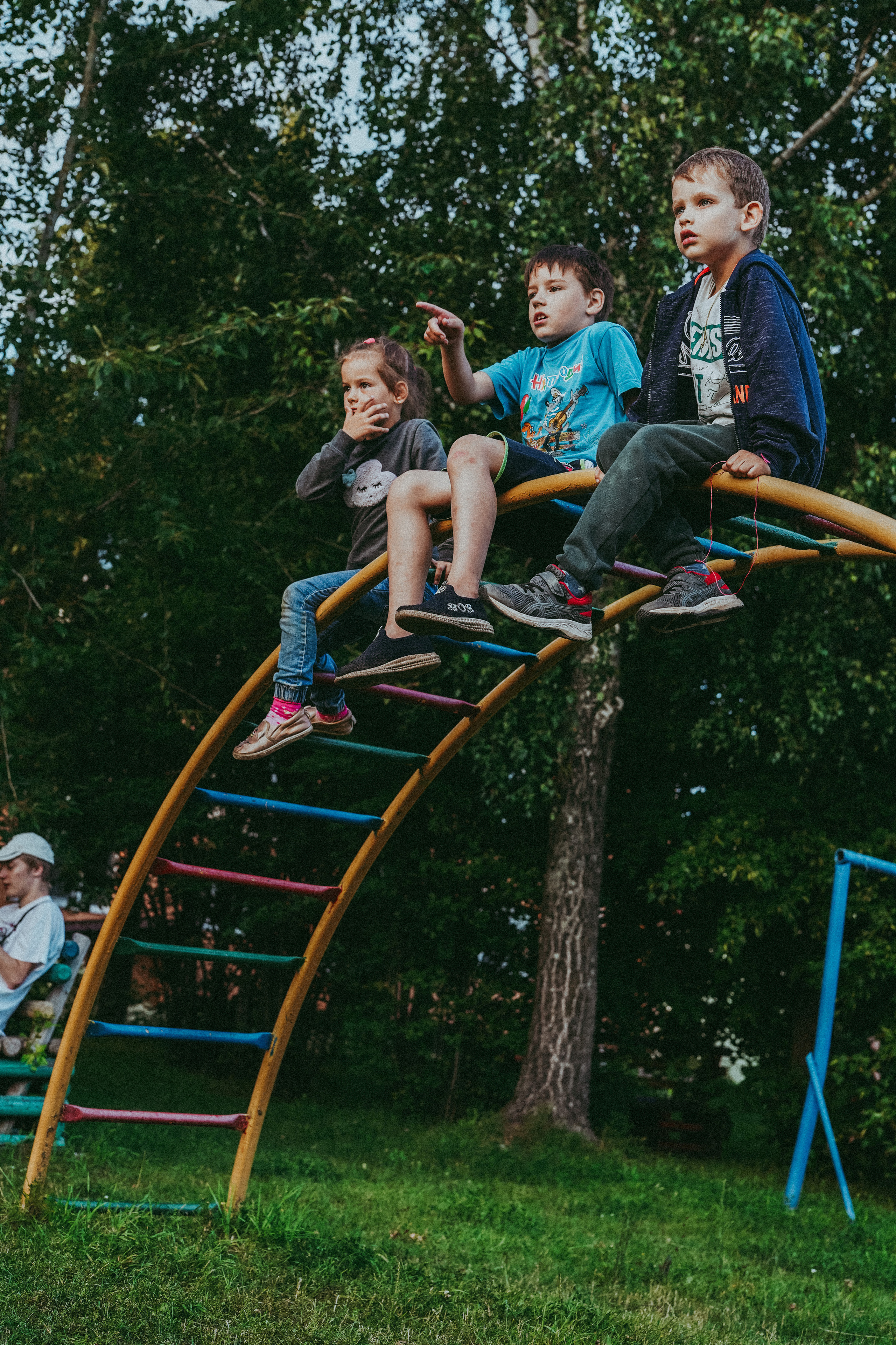 Игры во дворе. Фотограф новорожденных и детей первого года Евгения Михалькевич