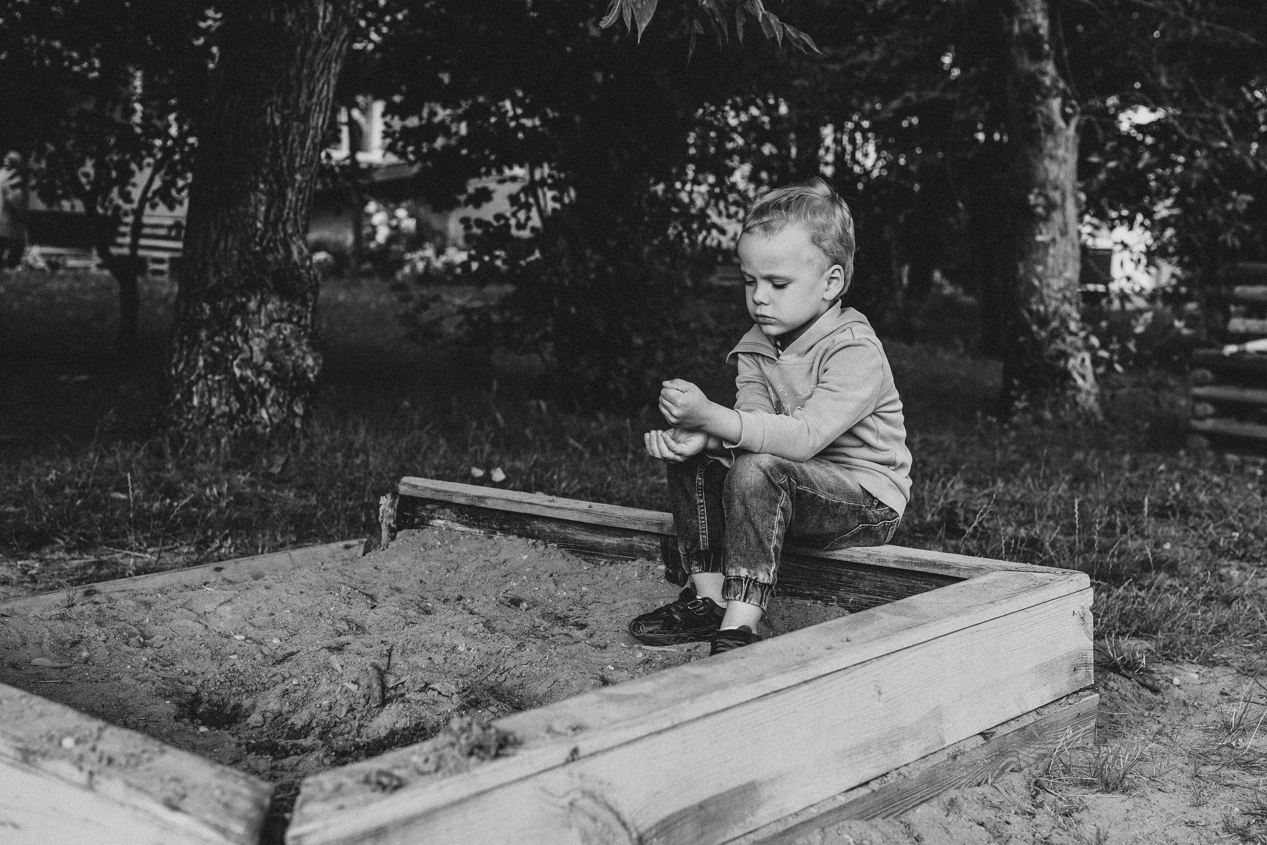 Игры во дворе. Фотограф новорожденных и детей первого года Евгения Михалькевич