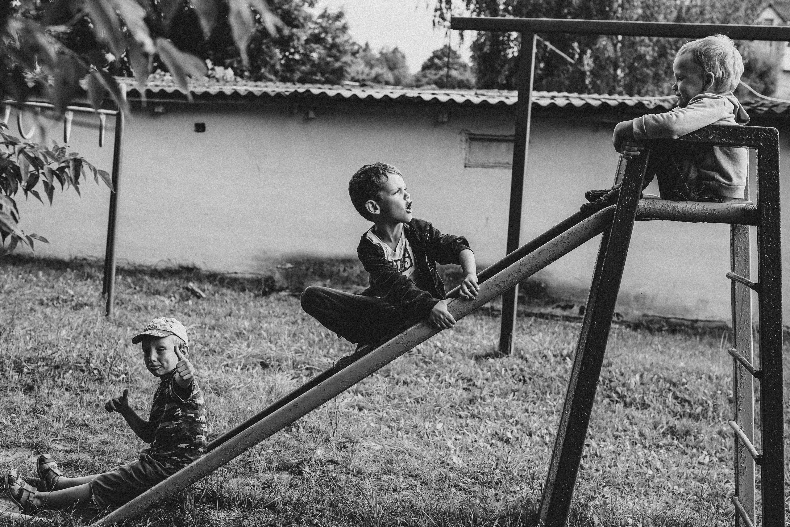 Игры во дворе. Фотограф новорожденных и детей первого года Евгения Михалькевич