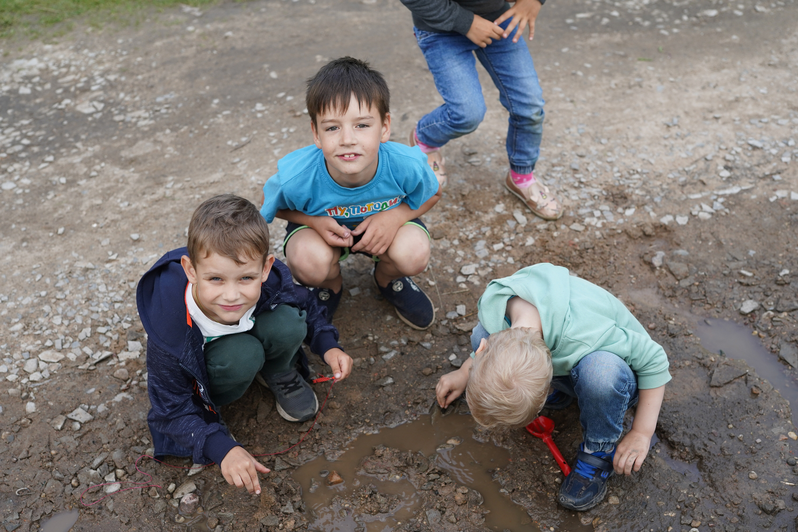 Игры во дворе. Фотограф новорожденных и детей первого года Евгения Михалькевич