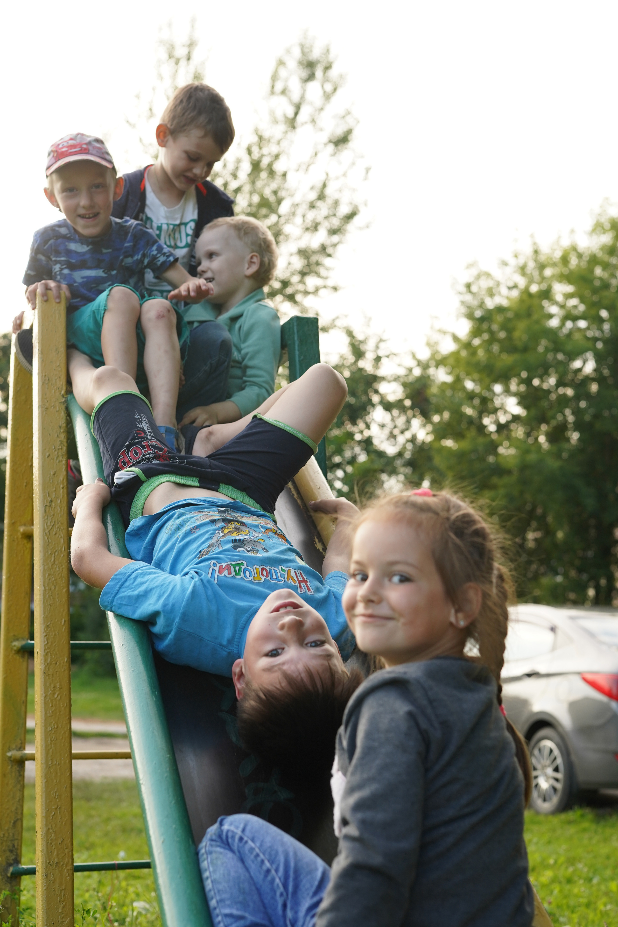 Игры во дворе. Фотограф новорожденных и детей первого года Евгения Михалькевич