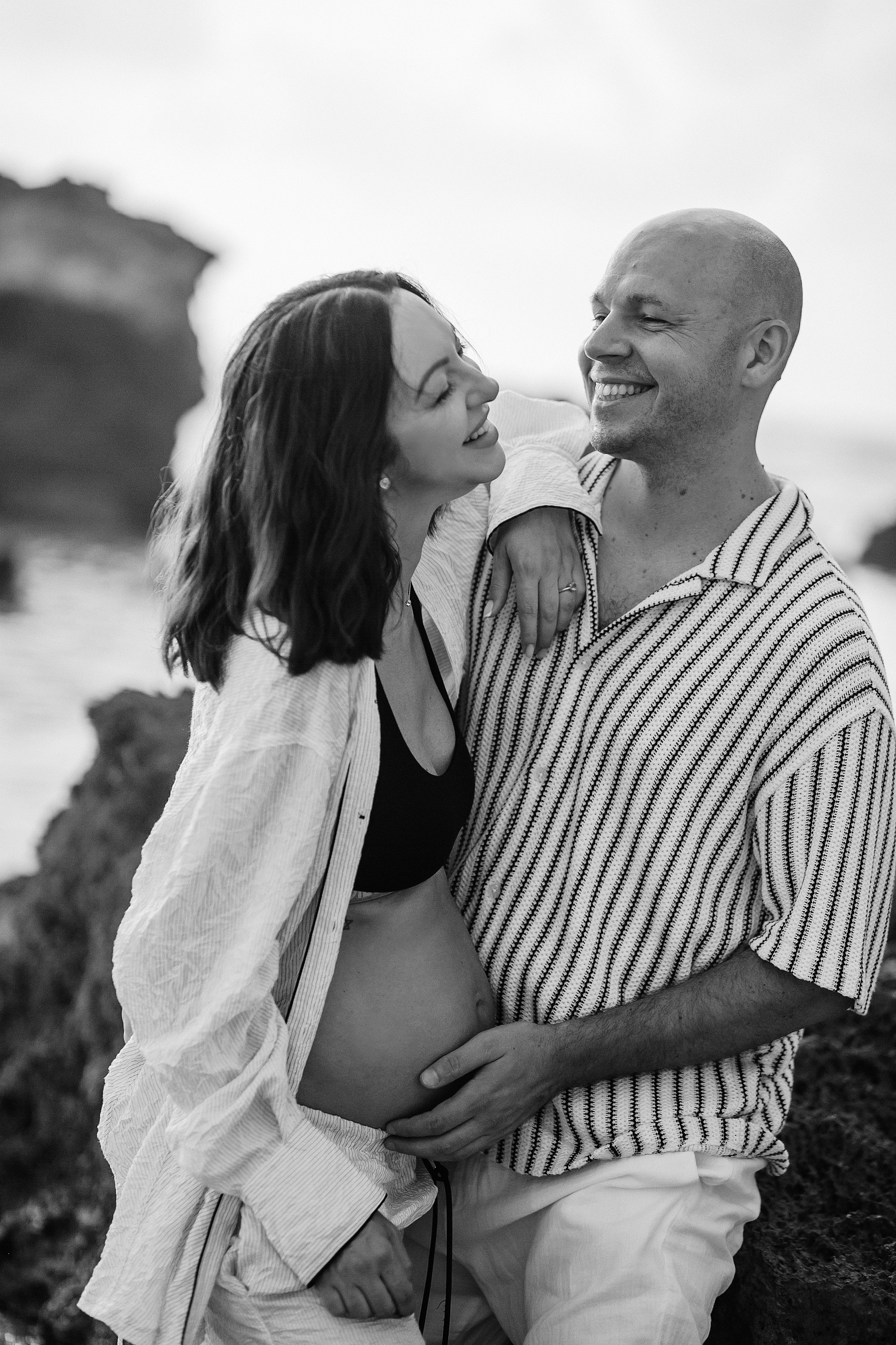 Katya & Fil Givat Olga. Family photographer in Israel