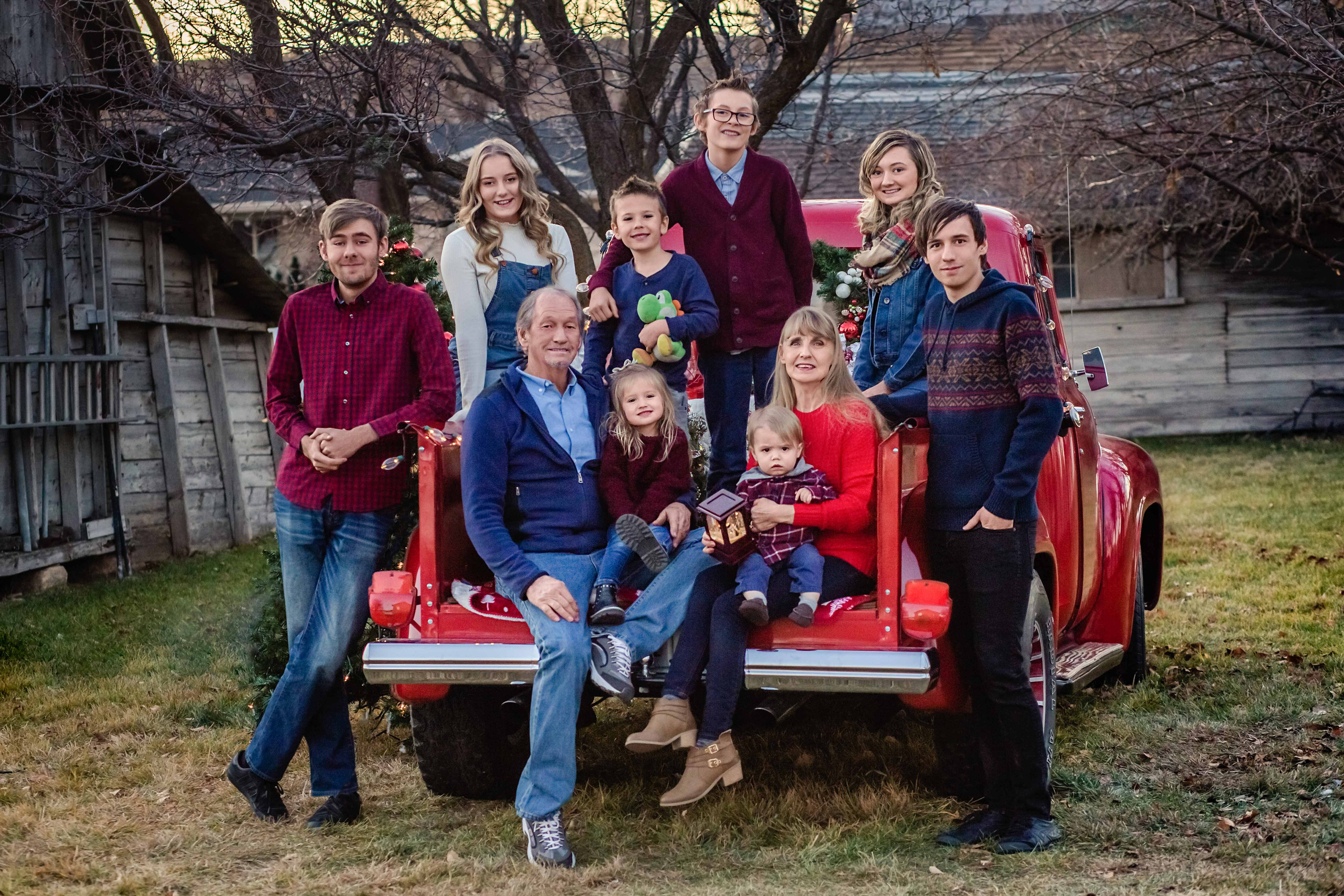 Christmas Truck. Wedding photographer Utah. Weddings, Families, Portraits