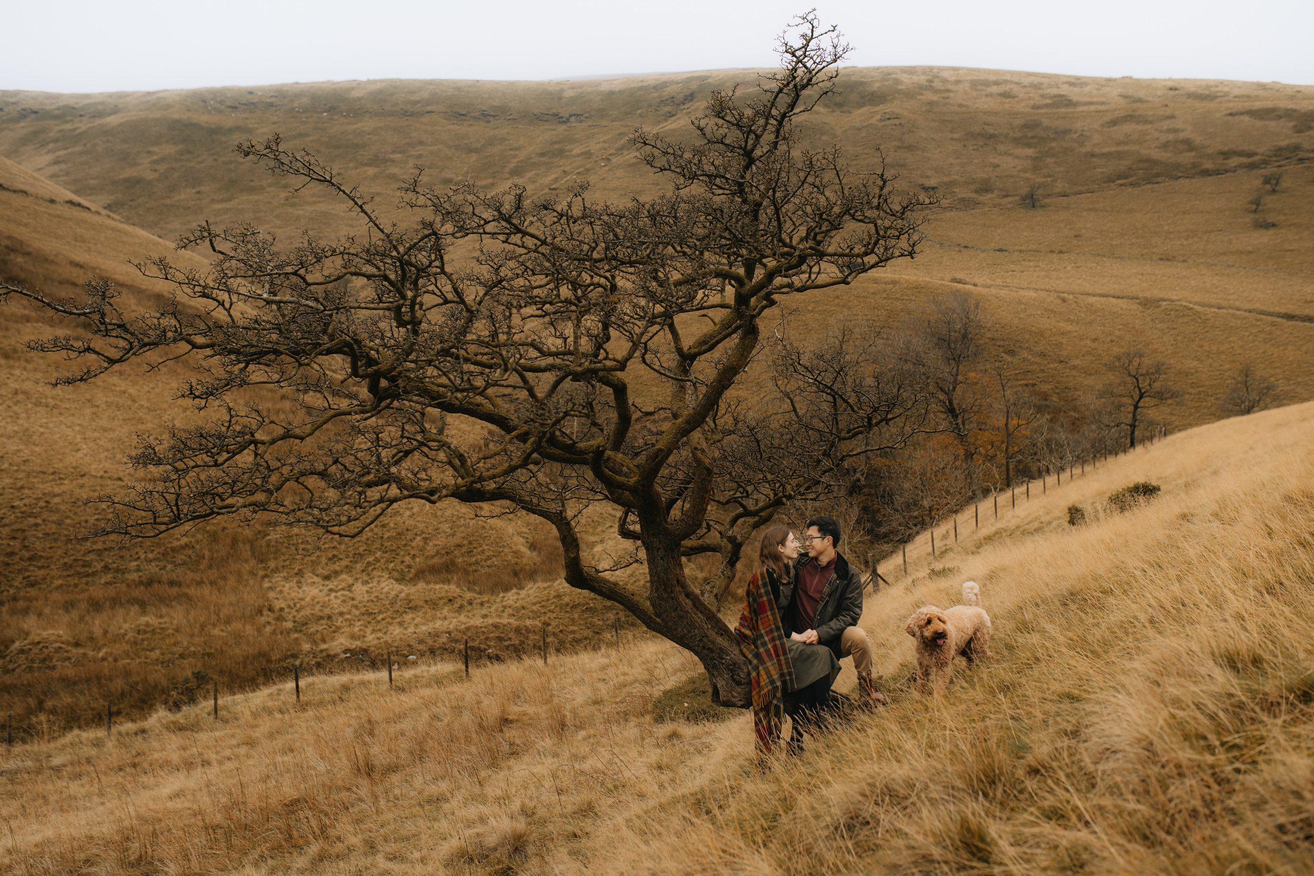 L & C in Peak District. Tania Gandrabur, photographer in West Midlands, England