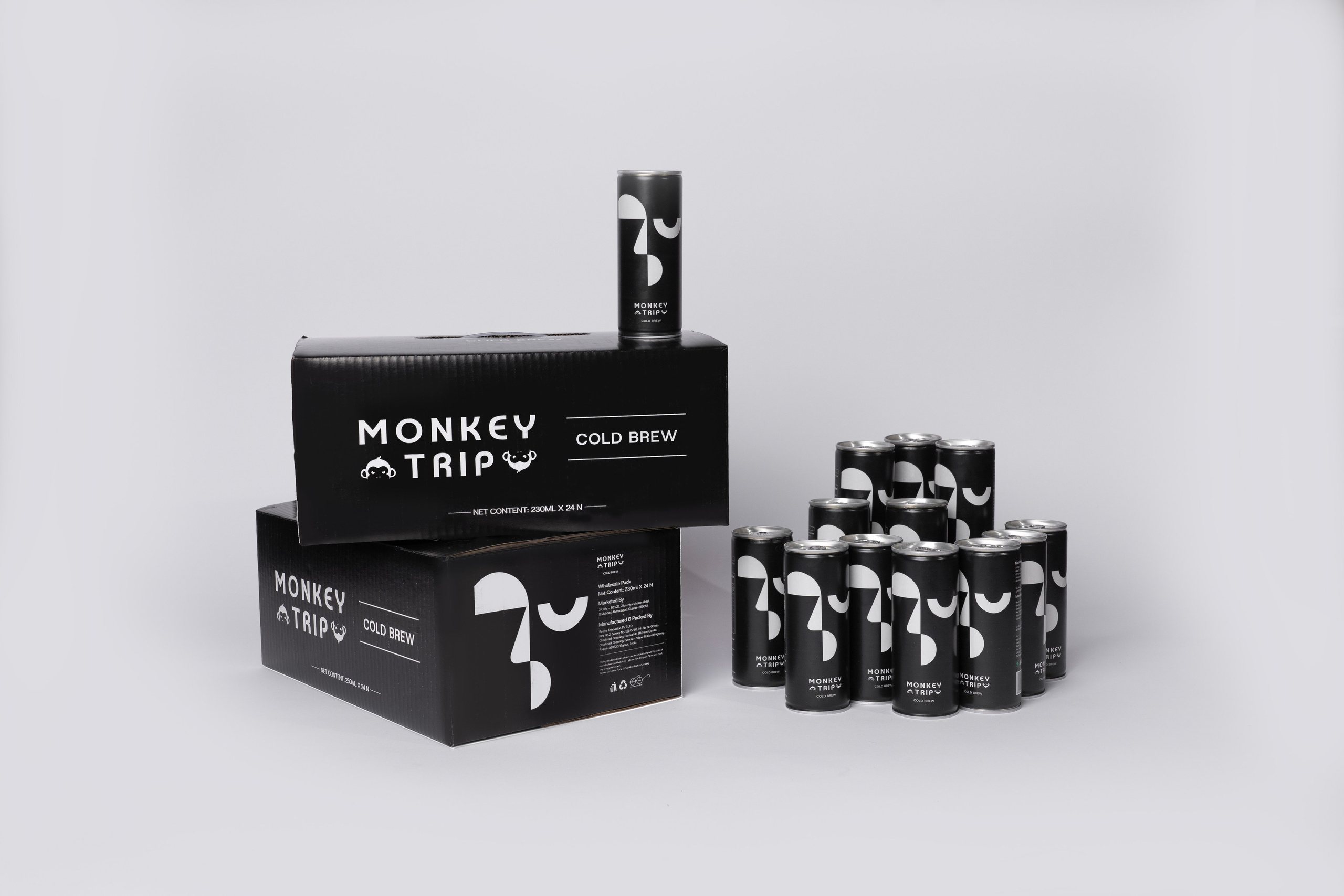 Product Styling for Monkeytrip beverage