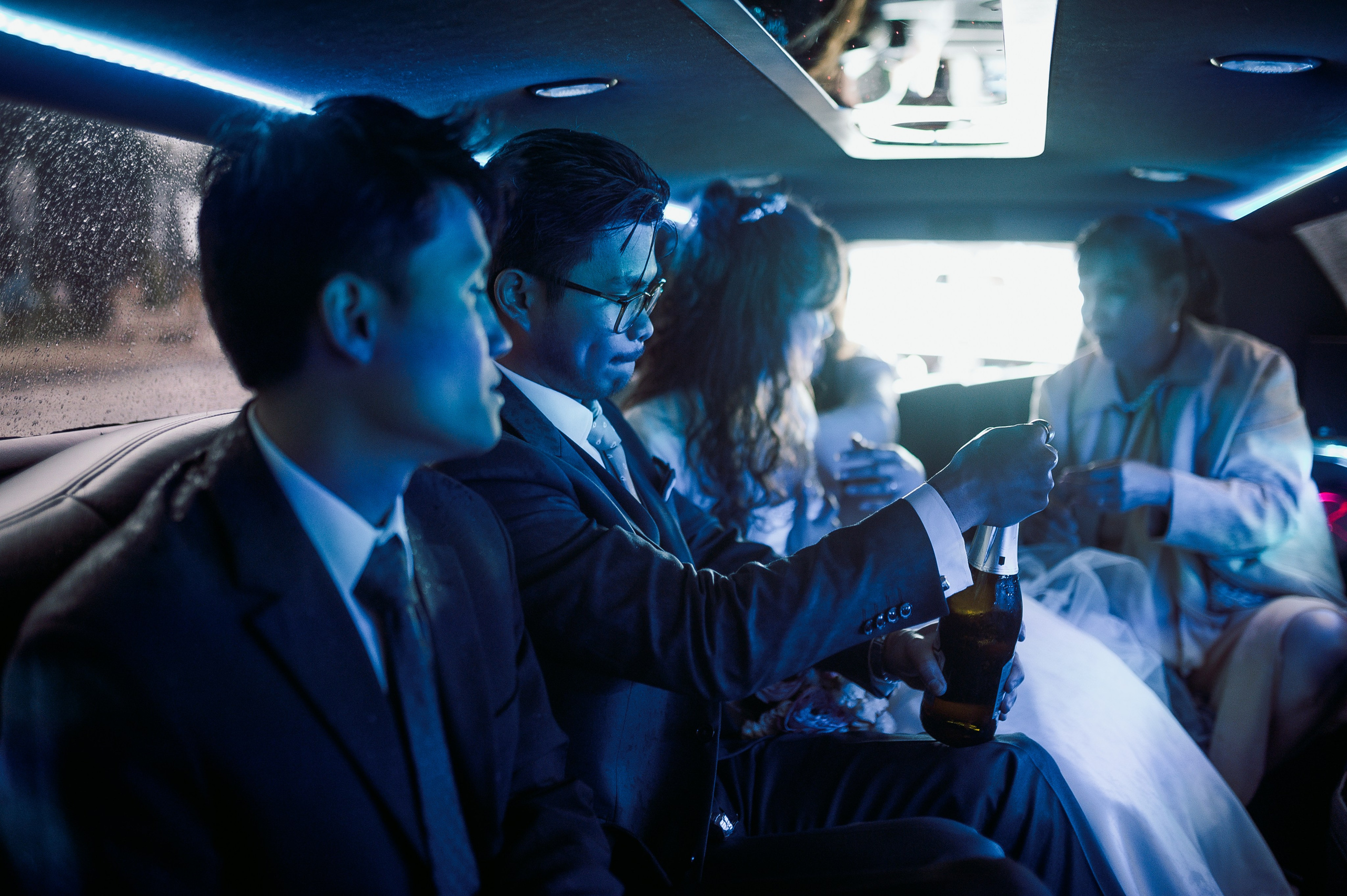 Wedding in Lisbon, wedding limousine