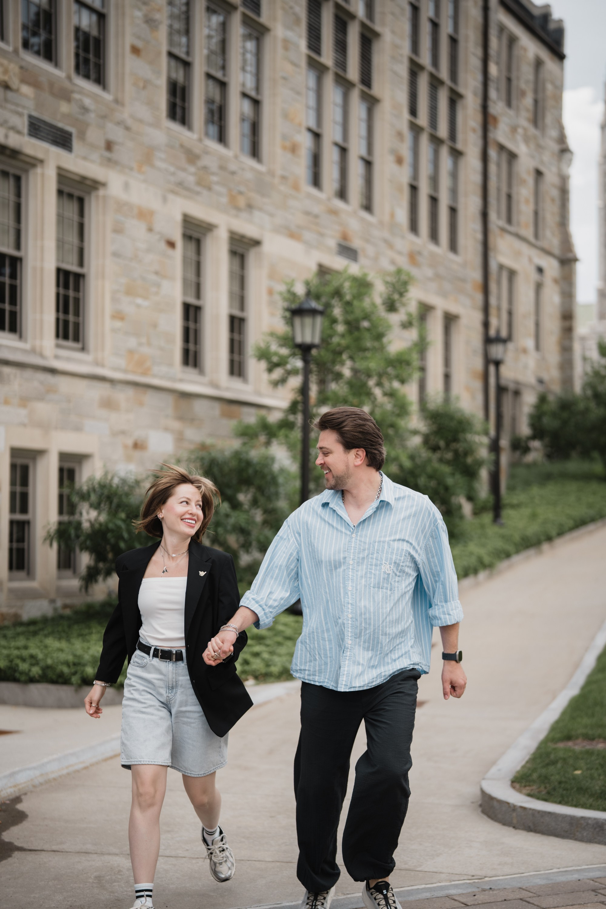 Photoshoot in College Boston. Portrait and wedding photographer in New York