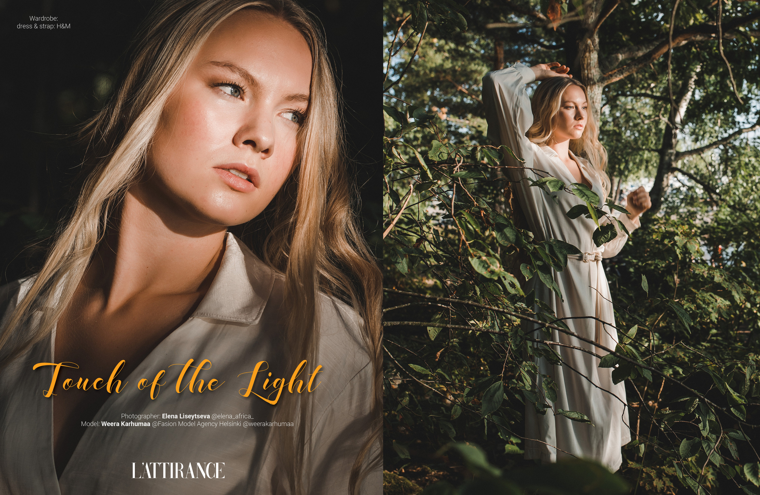 Kannessa. Valokuvaaja Lahti, Helsinki Elena Salonen