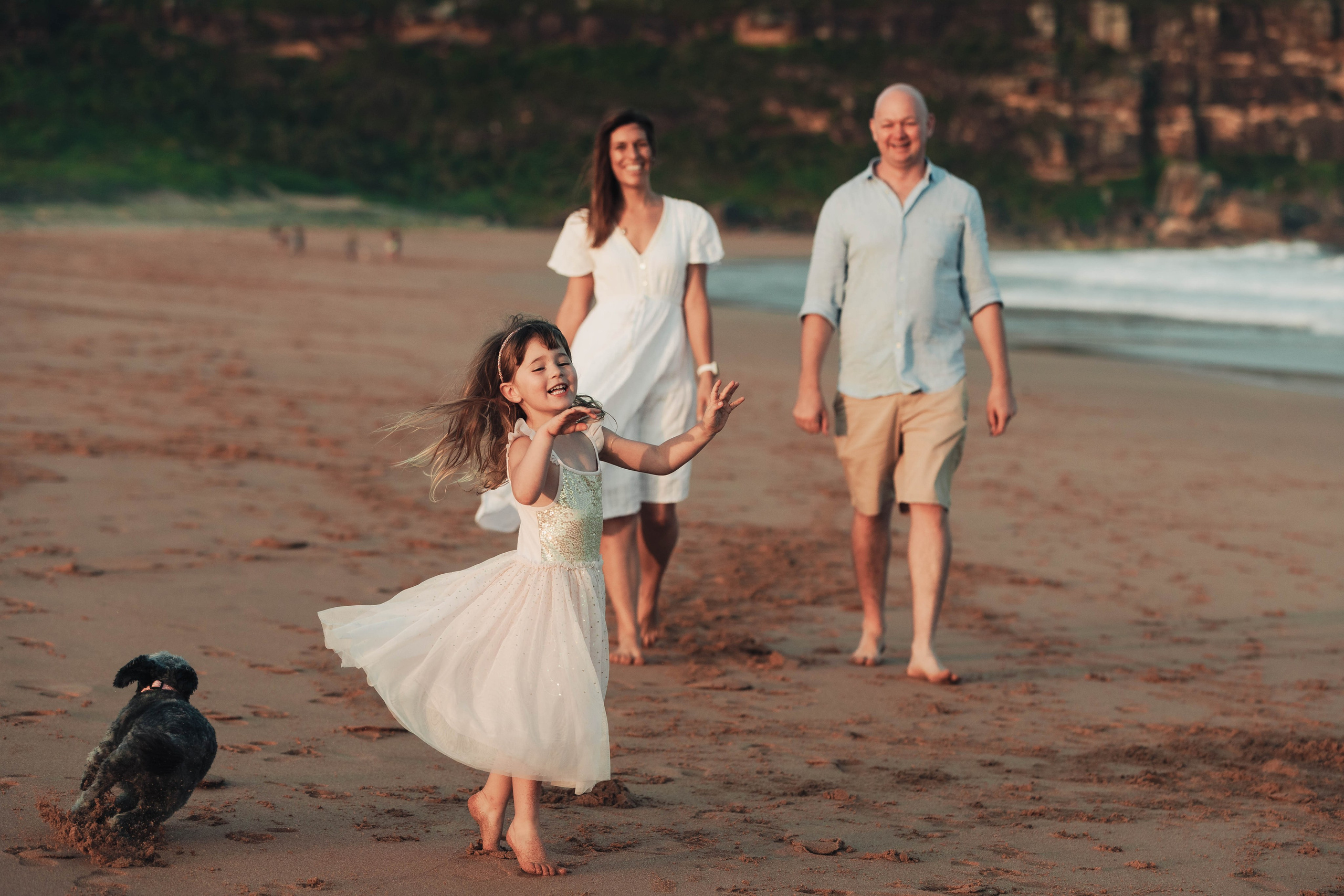 Kat + Andrew + Bella + Roxie. True Story Photography