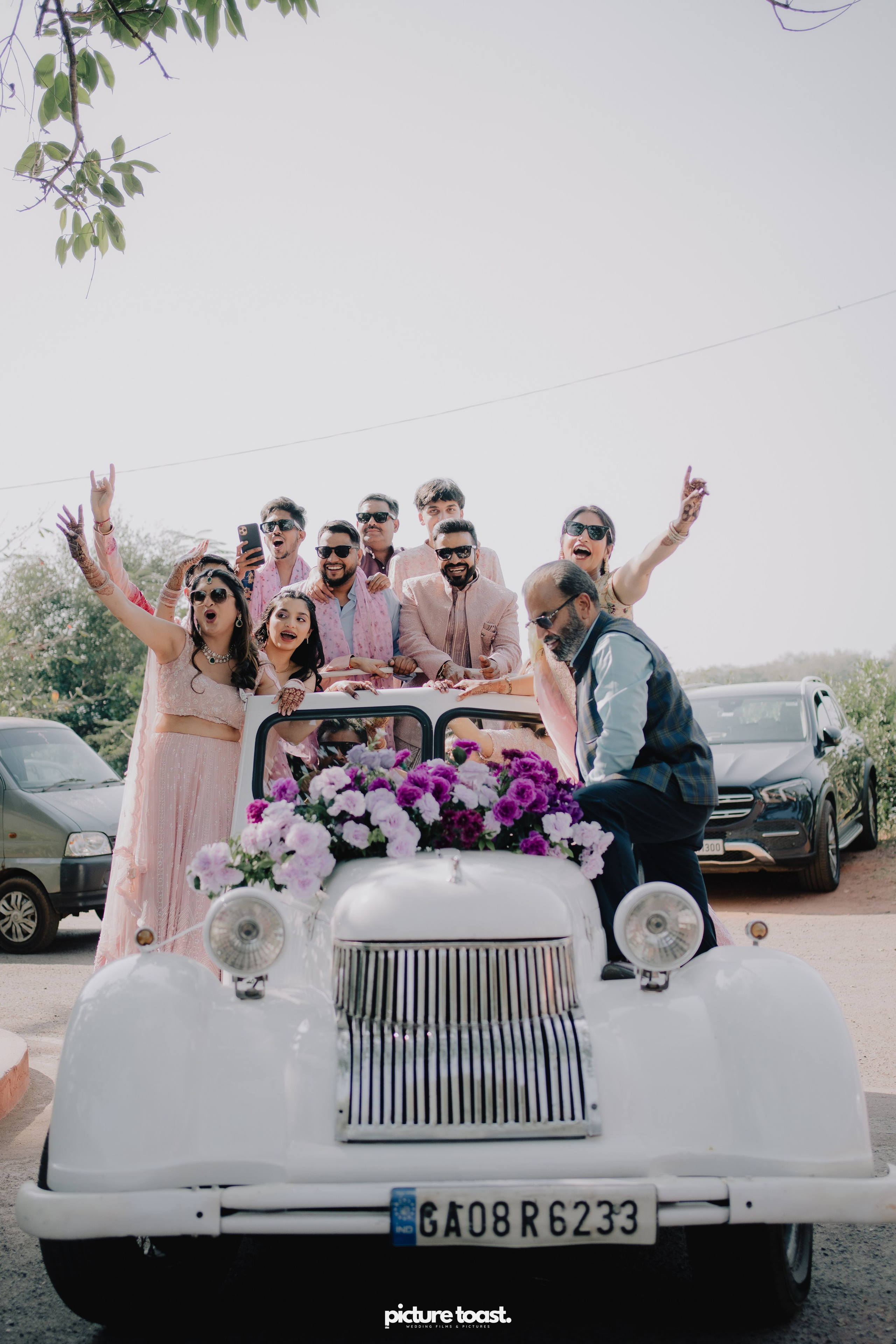 Varamala Ft. Barbie & Aneesh. Fine art Wedding Photographers in India & Canada