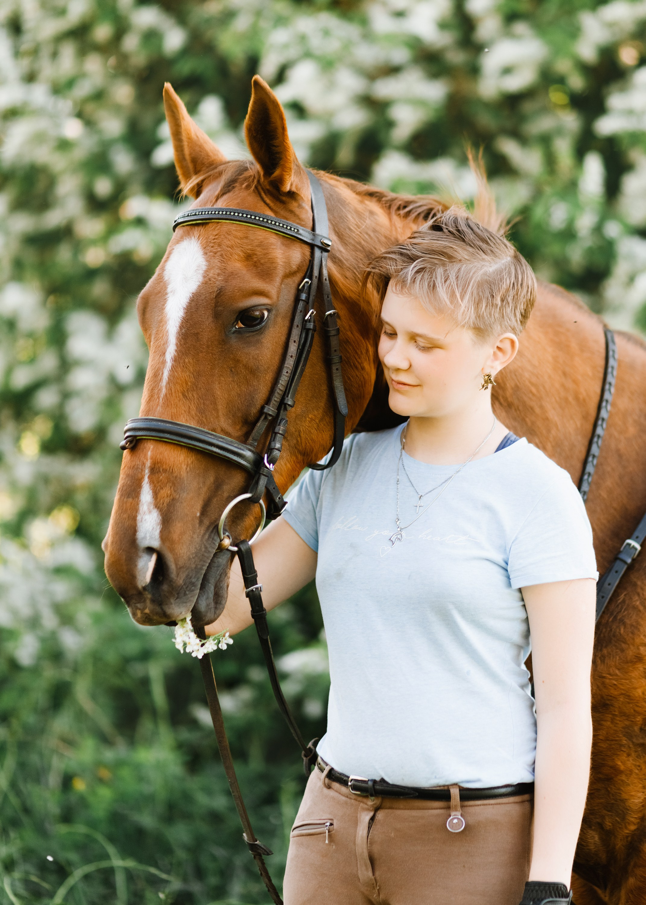 Girls & horses, summer. Kaja | fotograf psów we Wrocławiu