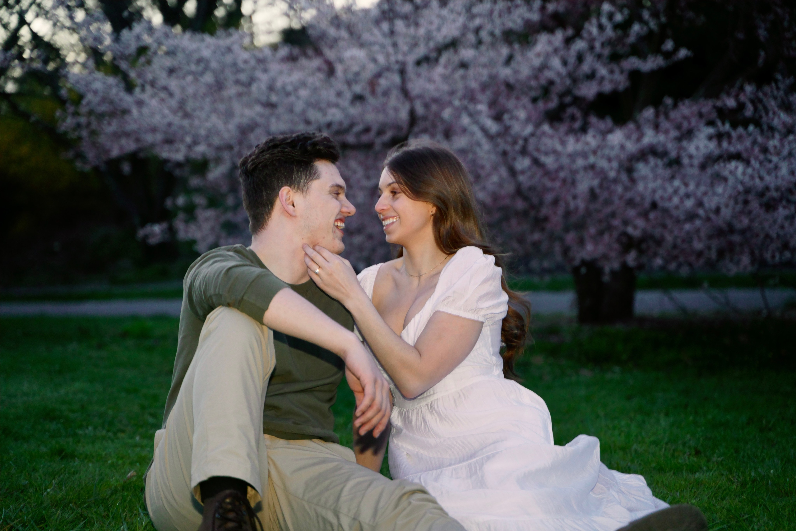 Kassandra and Andrew at Harvard Arboretum. Stefanovich Photography | Boston, MA