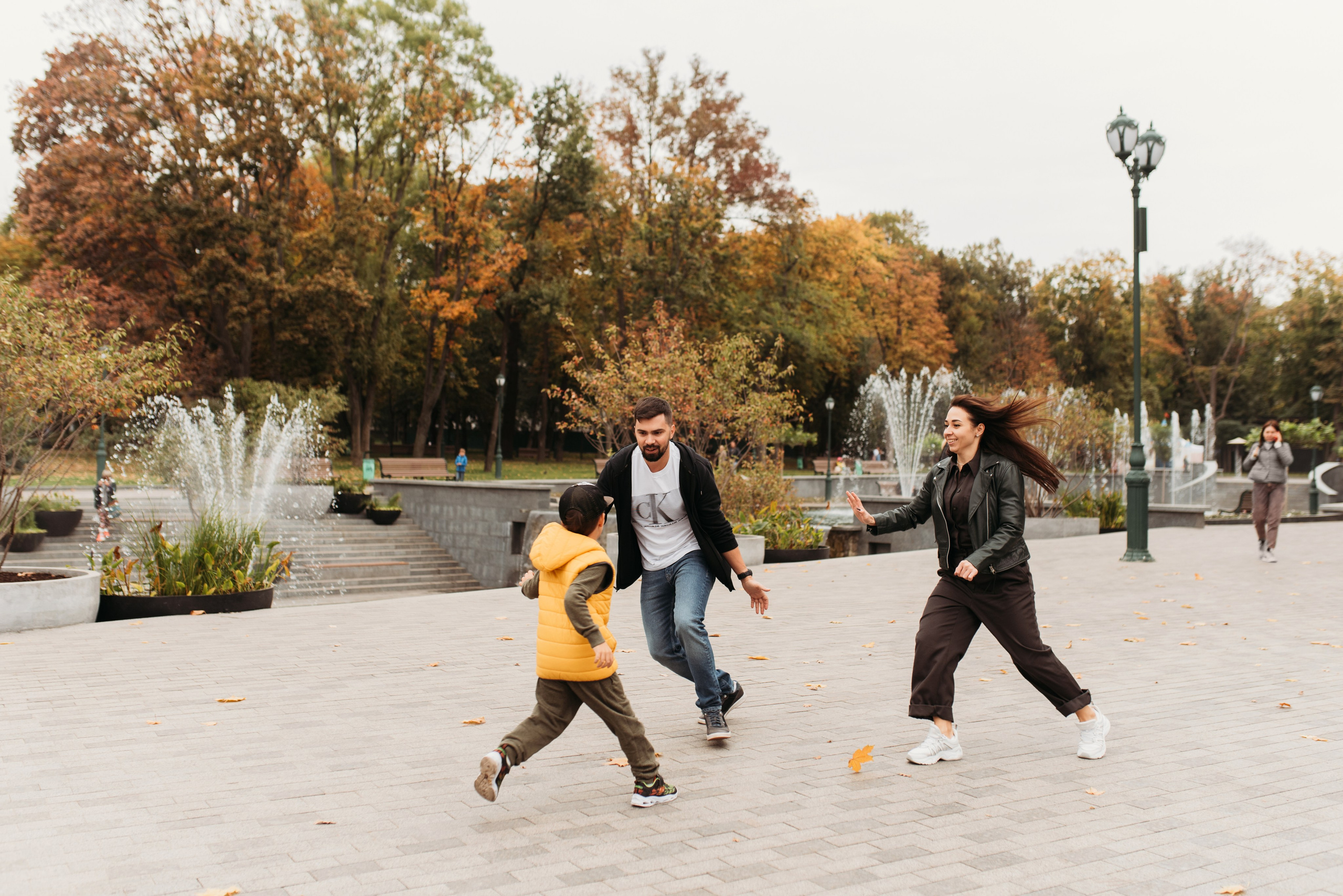 Herbst im Central Park. Familien- und Hochzeitsfotografin. Ich arbeite in Koblenz und Rheinlan