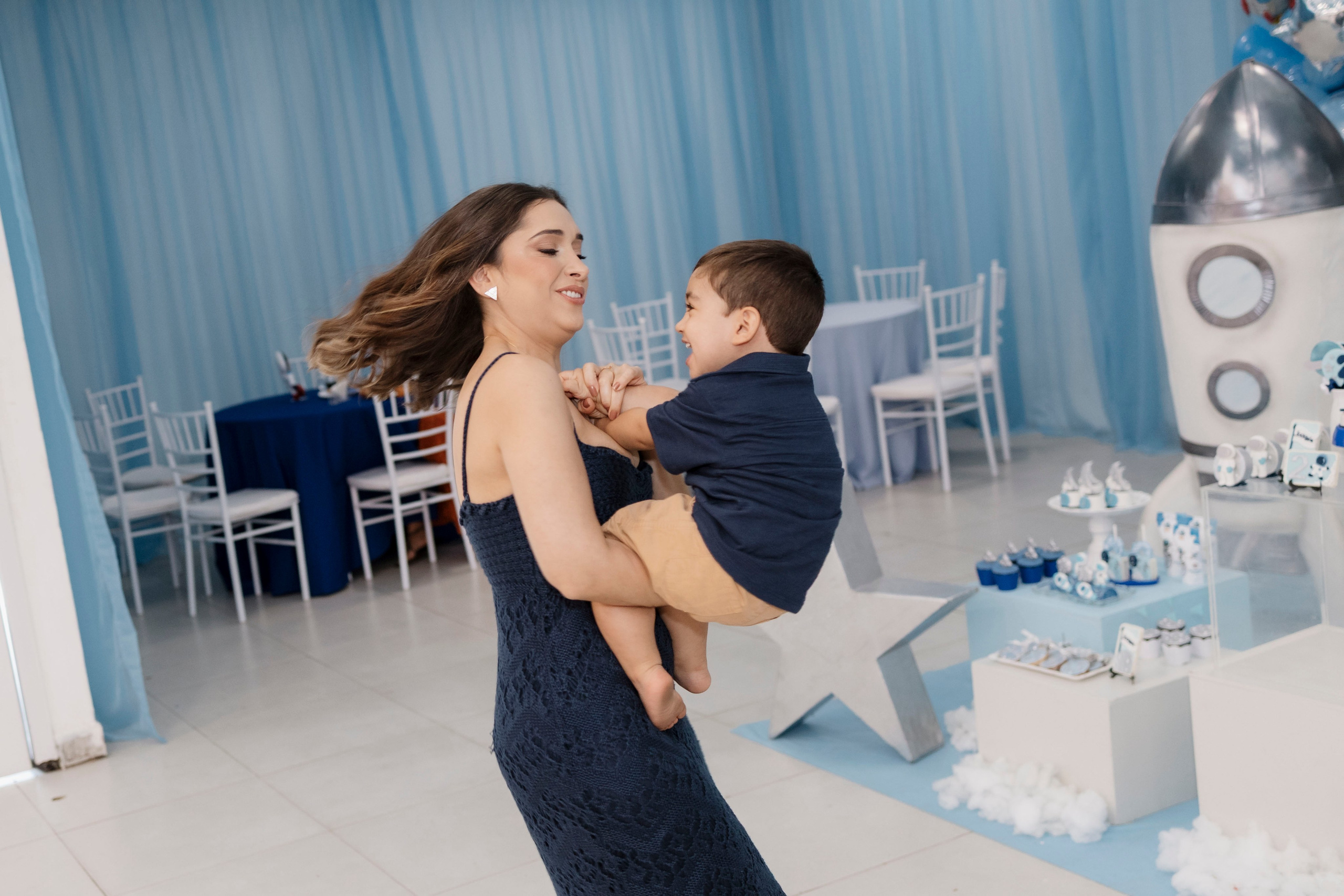 Registro espontâneo da infância na festa de 2 anos