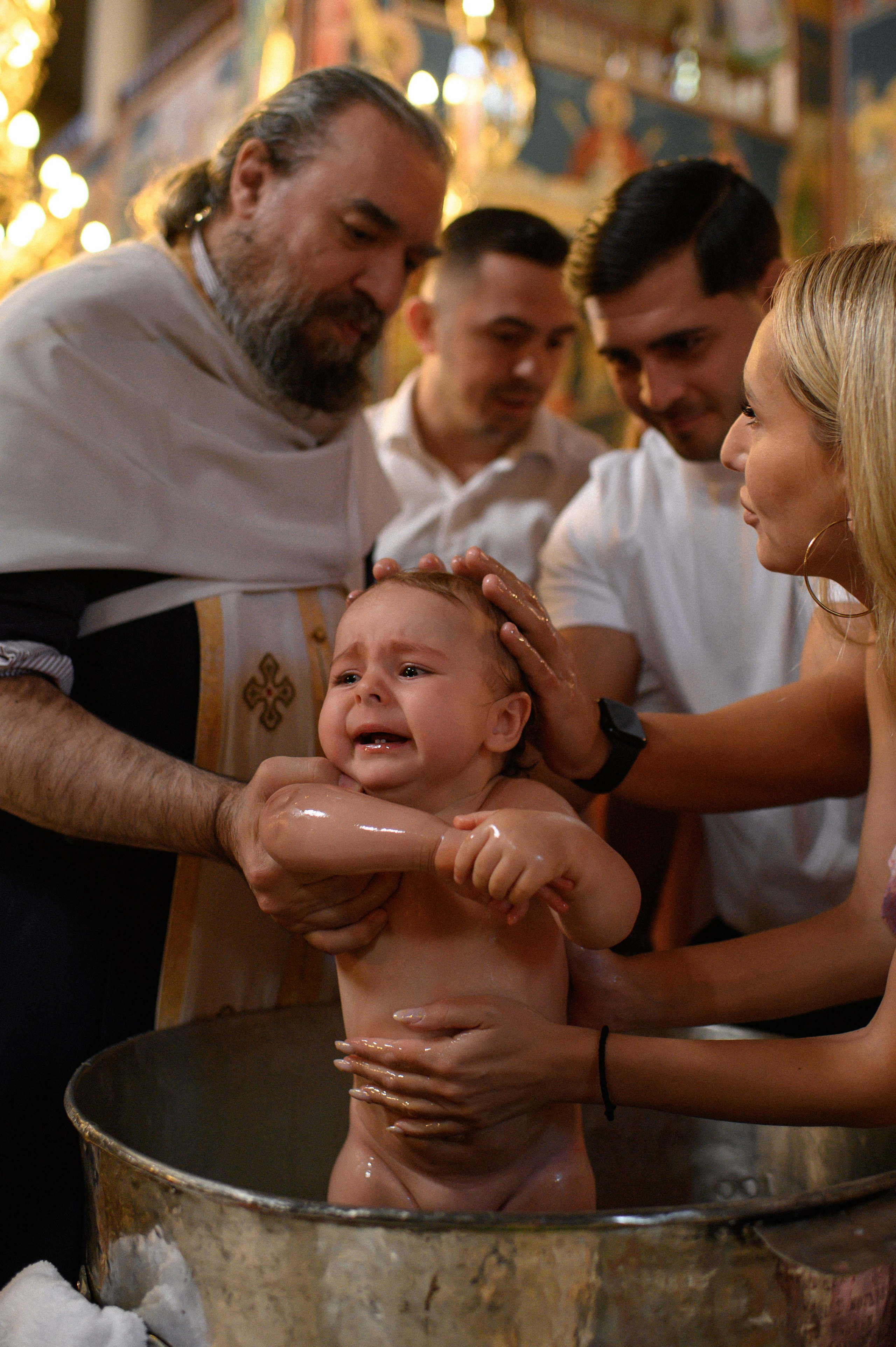 Baptism Aleksandra-Olivia. Family, children, portrait, and event photography in Thessaloniki