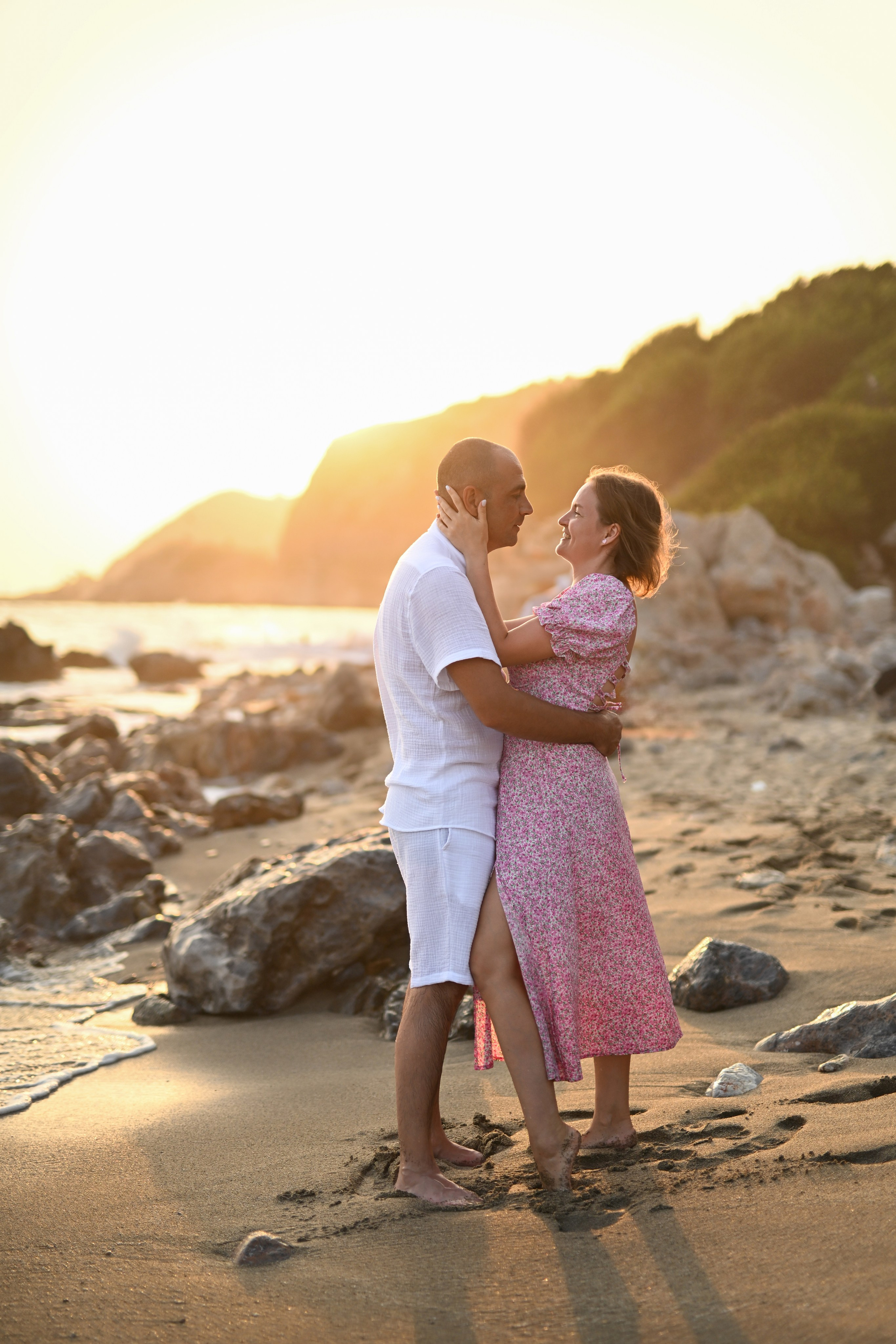 Семейная съемка на пляже Клеопатра. Фотограф в Алании (Аланье), Сиде, Манавгате. Турция