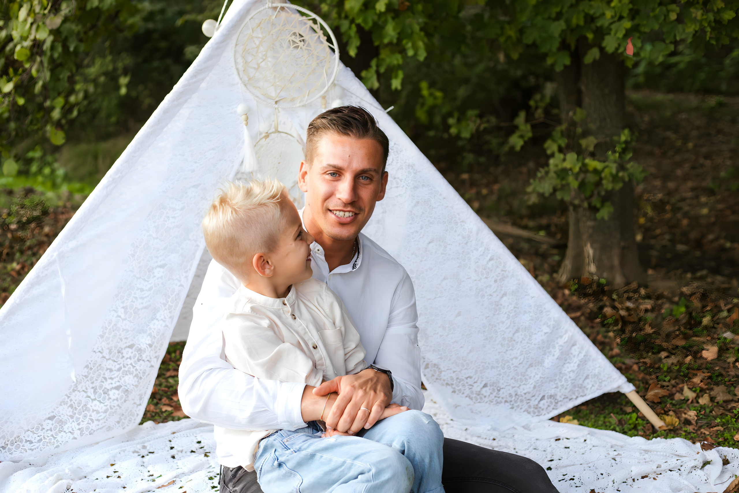 Maggie e la sua bellissima famiglia. Luci e Capricci Photography