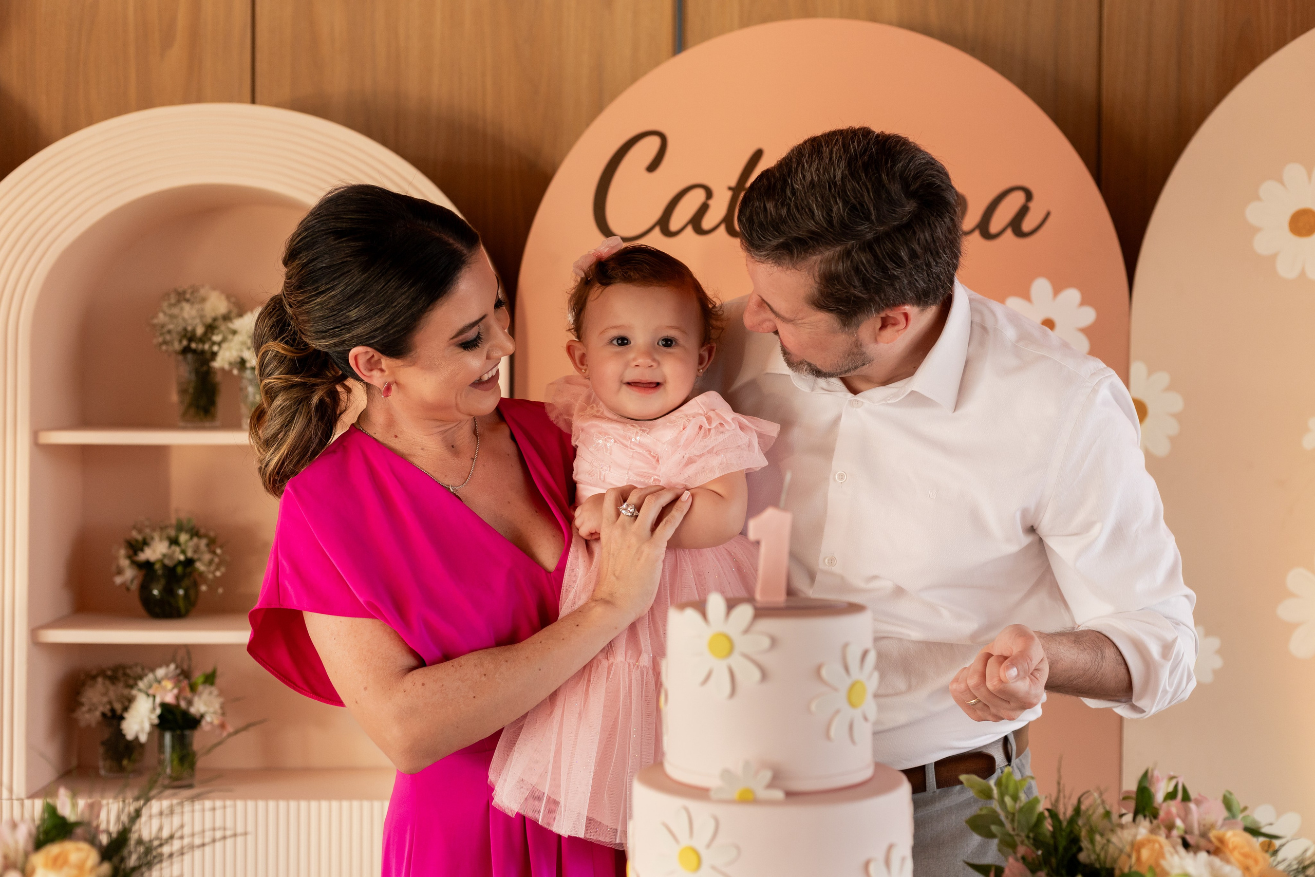 Aniversário infantil flores, em Palhoça, Santa Catarina.