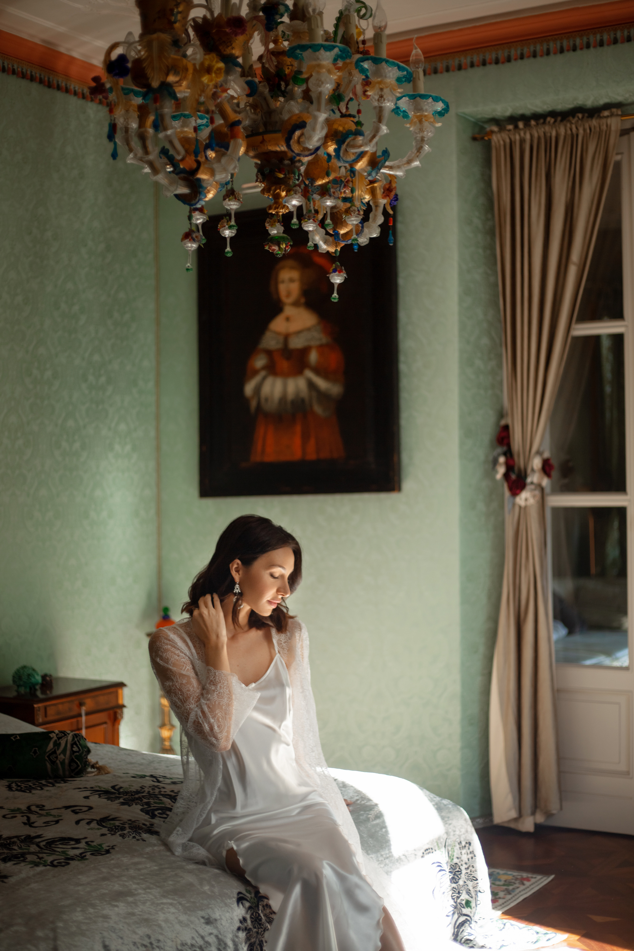 Elopement wedding in Lake Como morning bride 