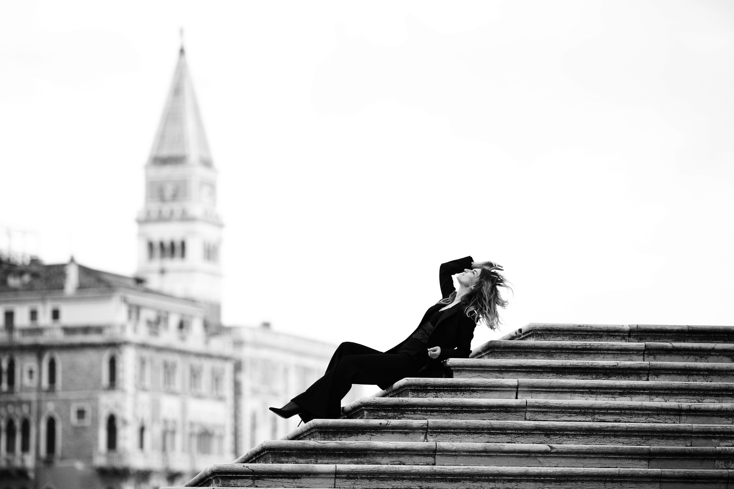 Rainy Shooting in Venice. Photographer in Venice, Viktoria Antonova